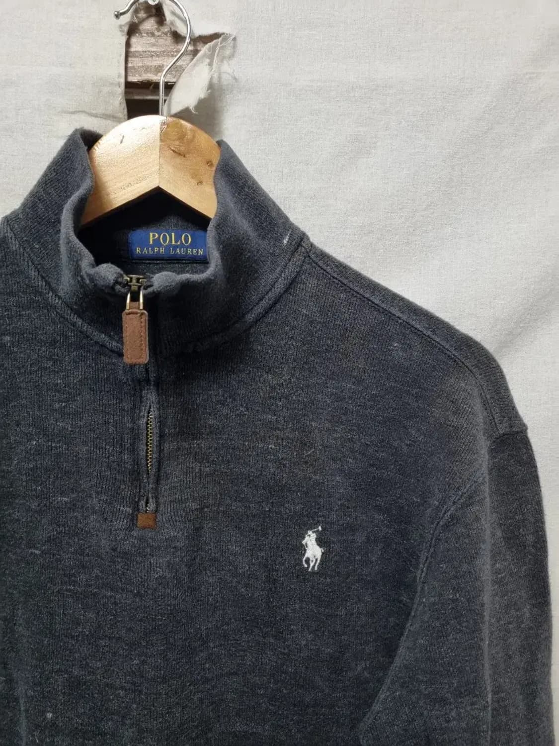 폴로 랄프로렌 하프집업 크롭 니트 여성 M 상품이미지3