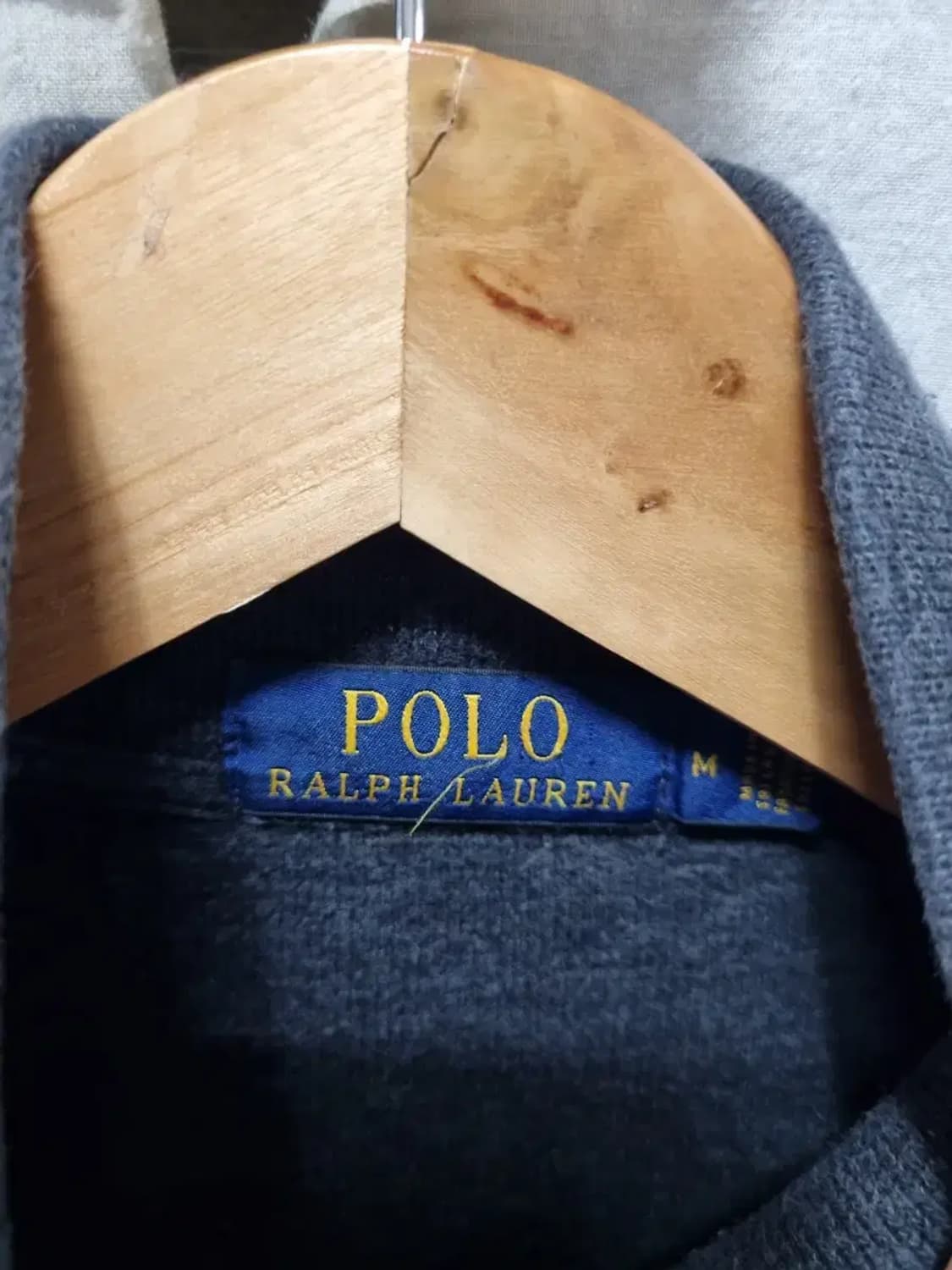 폴로 랄프로렌 하프집업 크롭 니트 여성 M 상품이미지4