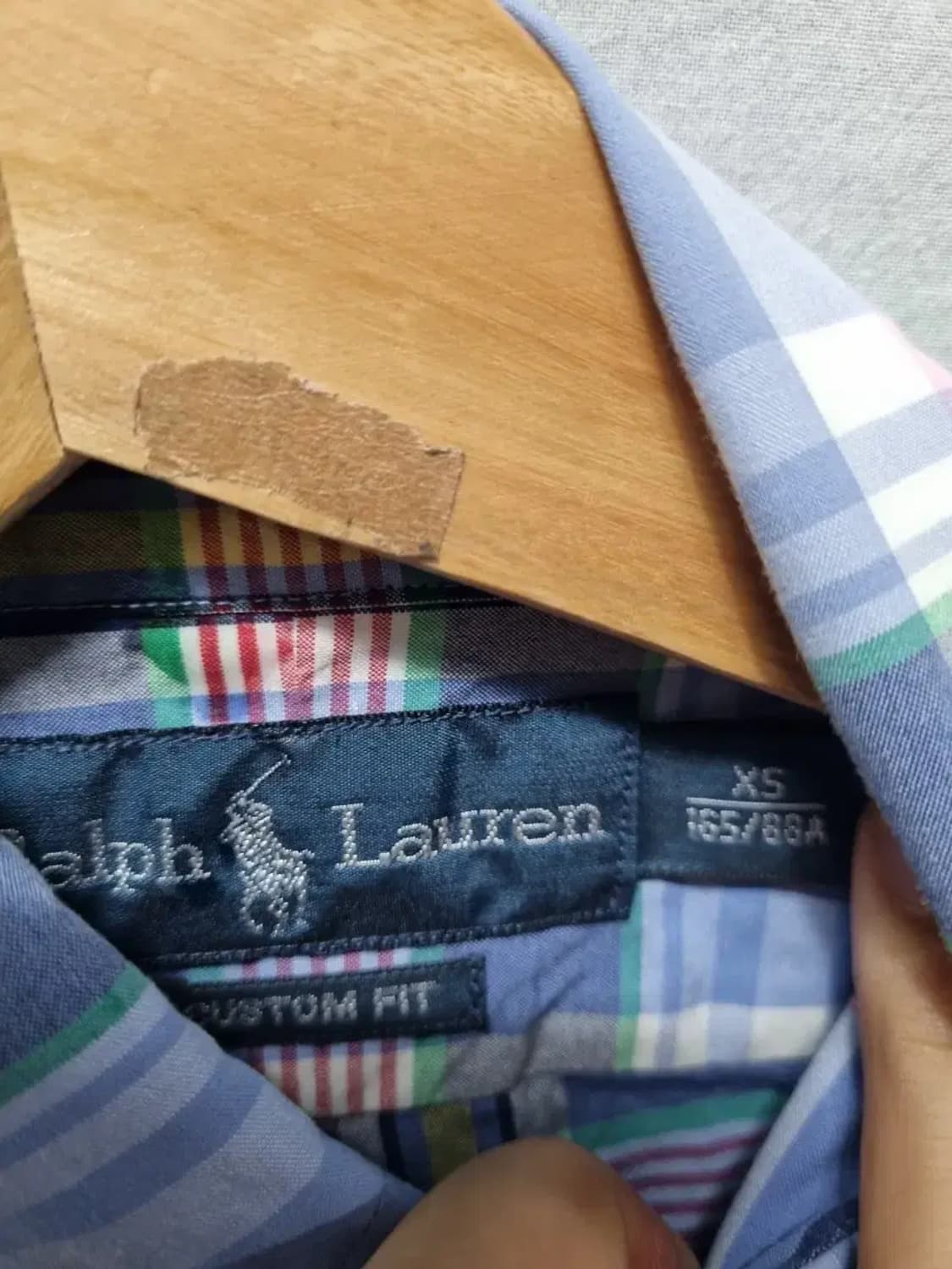 폴로 랄프로렌 체크 셔츠 XS 상품이미지4