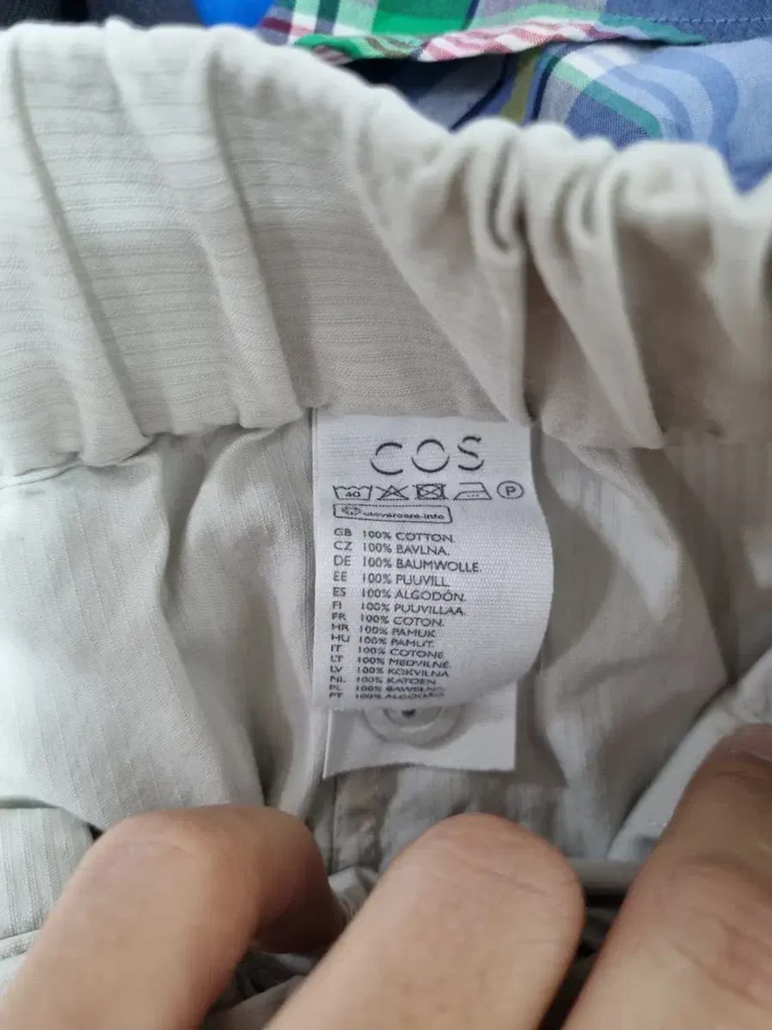 COS 밴딩 와이드 팬츠 S 상품이미지4