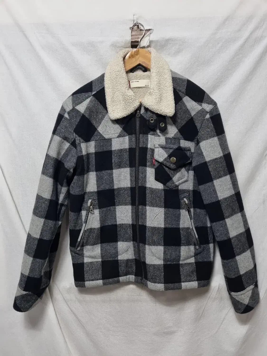 리바이스 양털 체크 자켓 100 상품이미지1
