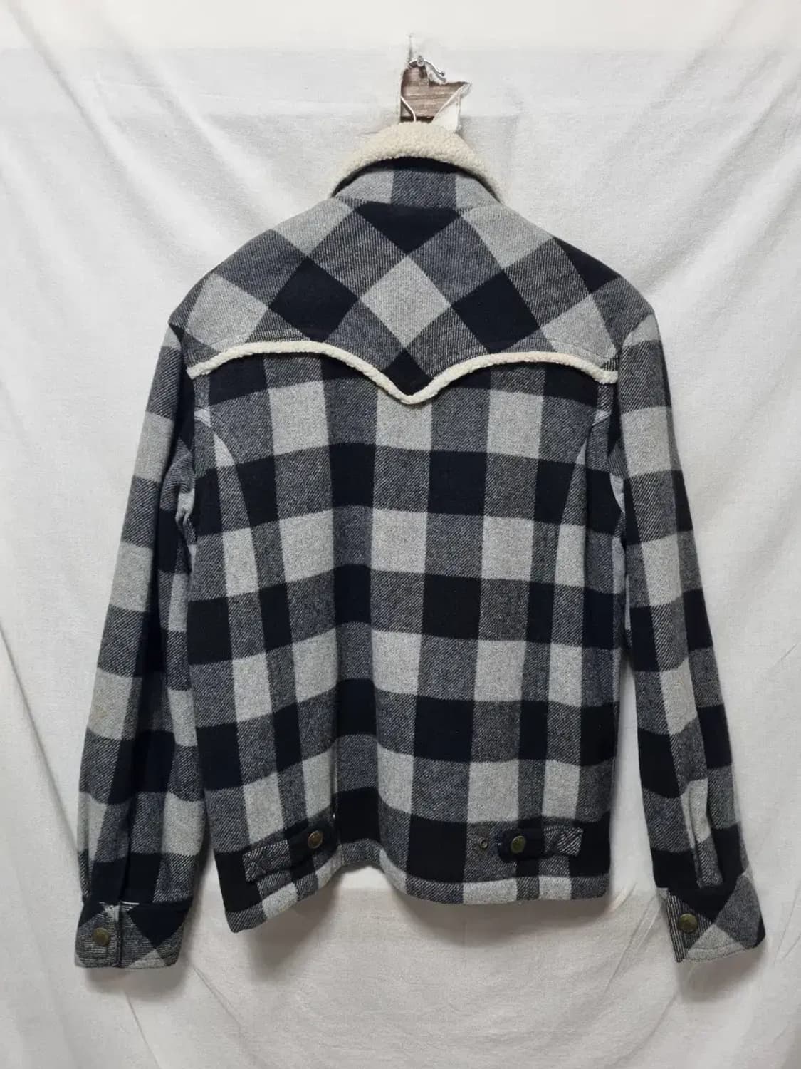 리바이스 양털 체크 자켓 100 상품이미지2