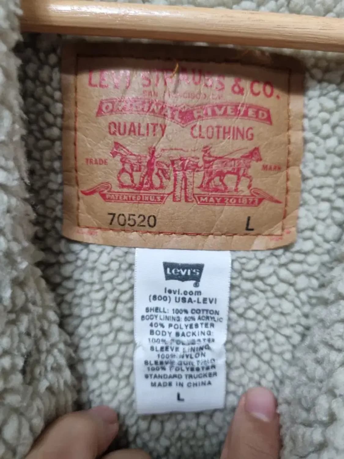 리바이스 코듀로이 트러커 자켓 100~105 상품이미지4