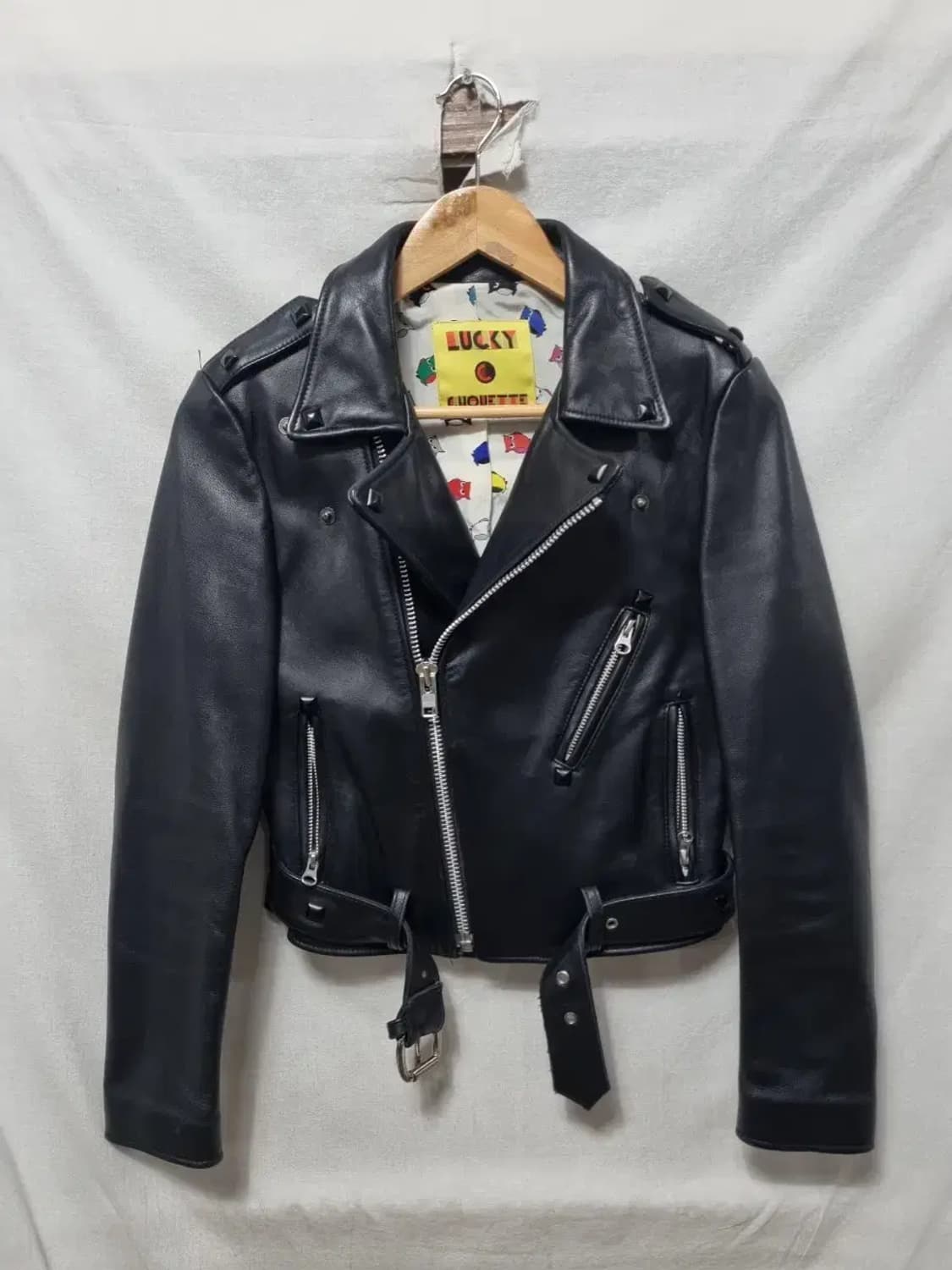 럭키슈에뜨 라이더 가죽 자켓 36 상품이미지1