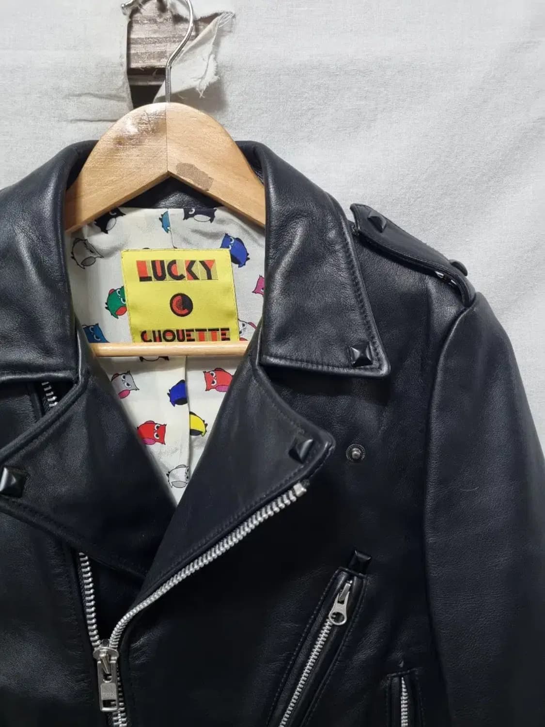 럭키슈에뜨 라이더 가죽 자켓 36 상품이미지3