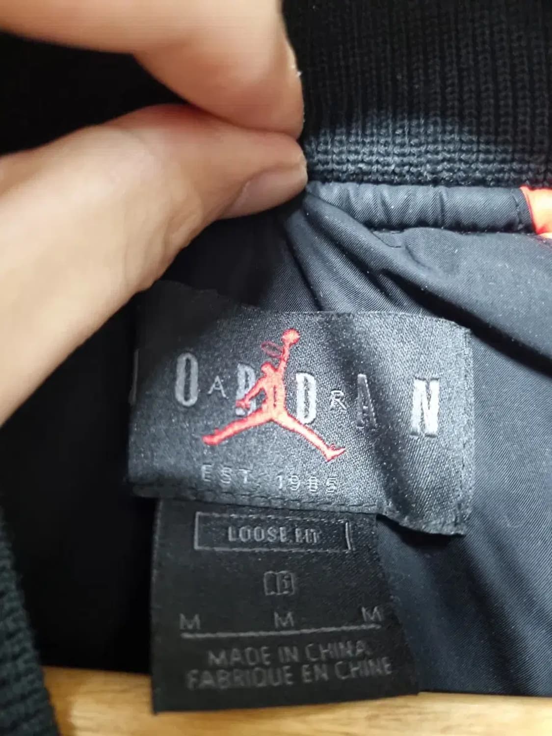 나이키 조던 봄버 자켓 항공자켓 M 상품이미지5