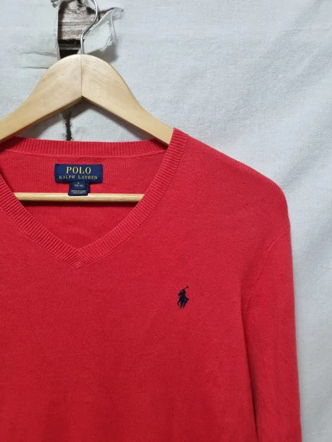 폴로 랄프로렌 브이넥 니트 90~95 상품이미지3
