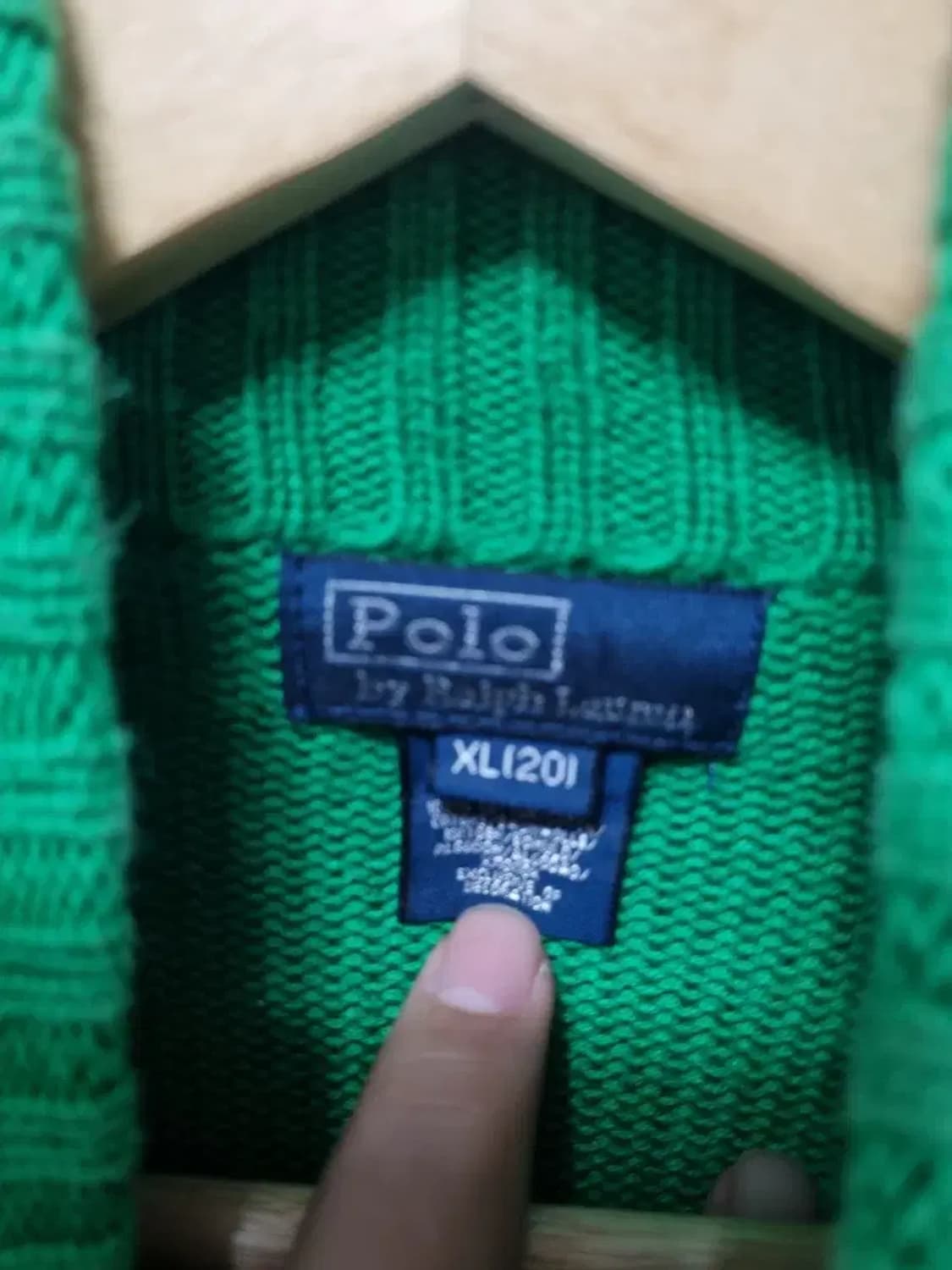 폴로 랄프로렌 니트 집업 95 상품이미지4