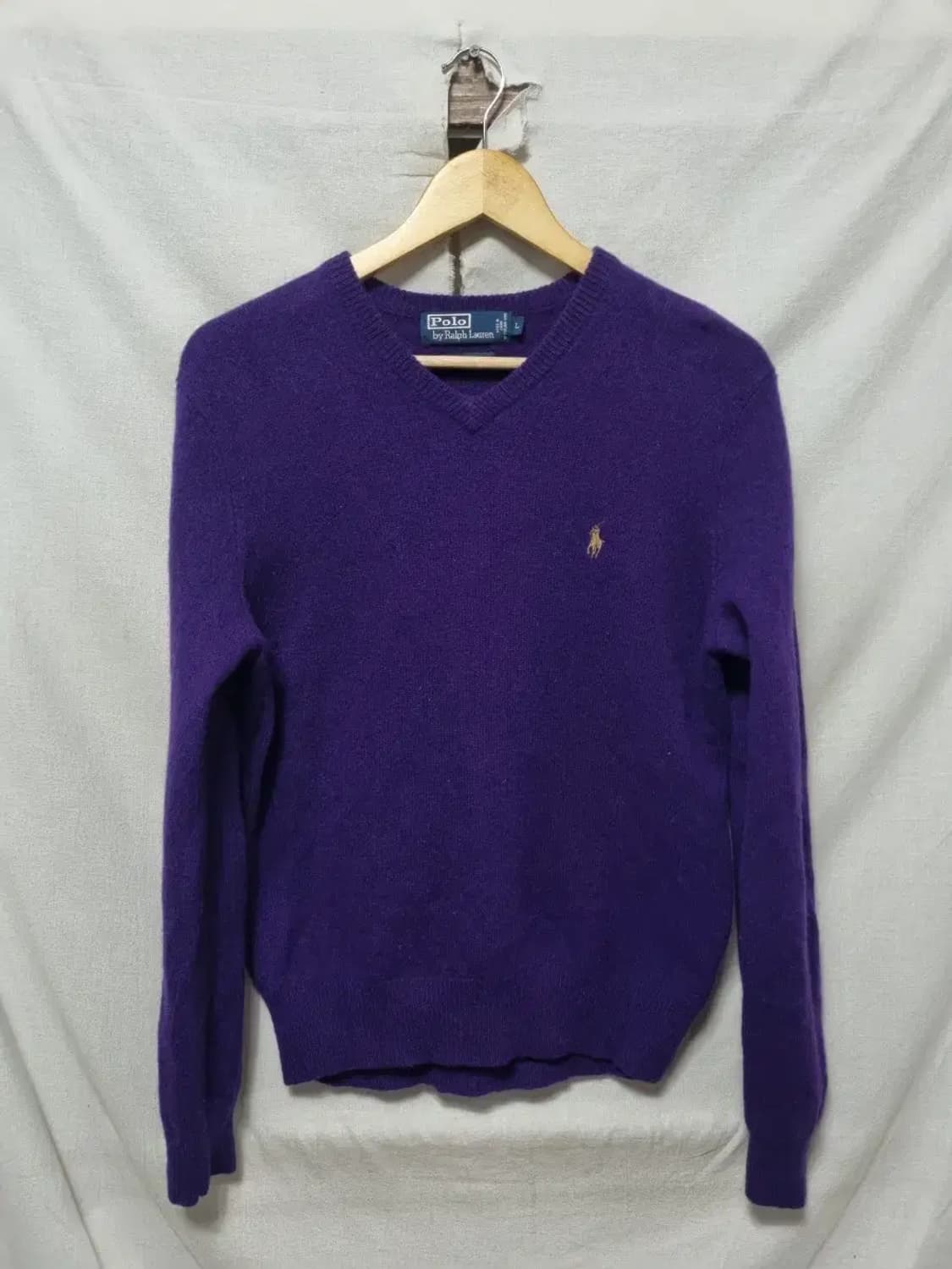 폴로 랄프로렌 브이넥 니트 L 상품이미지1