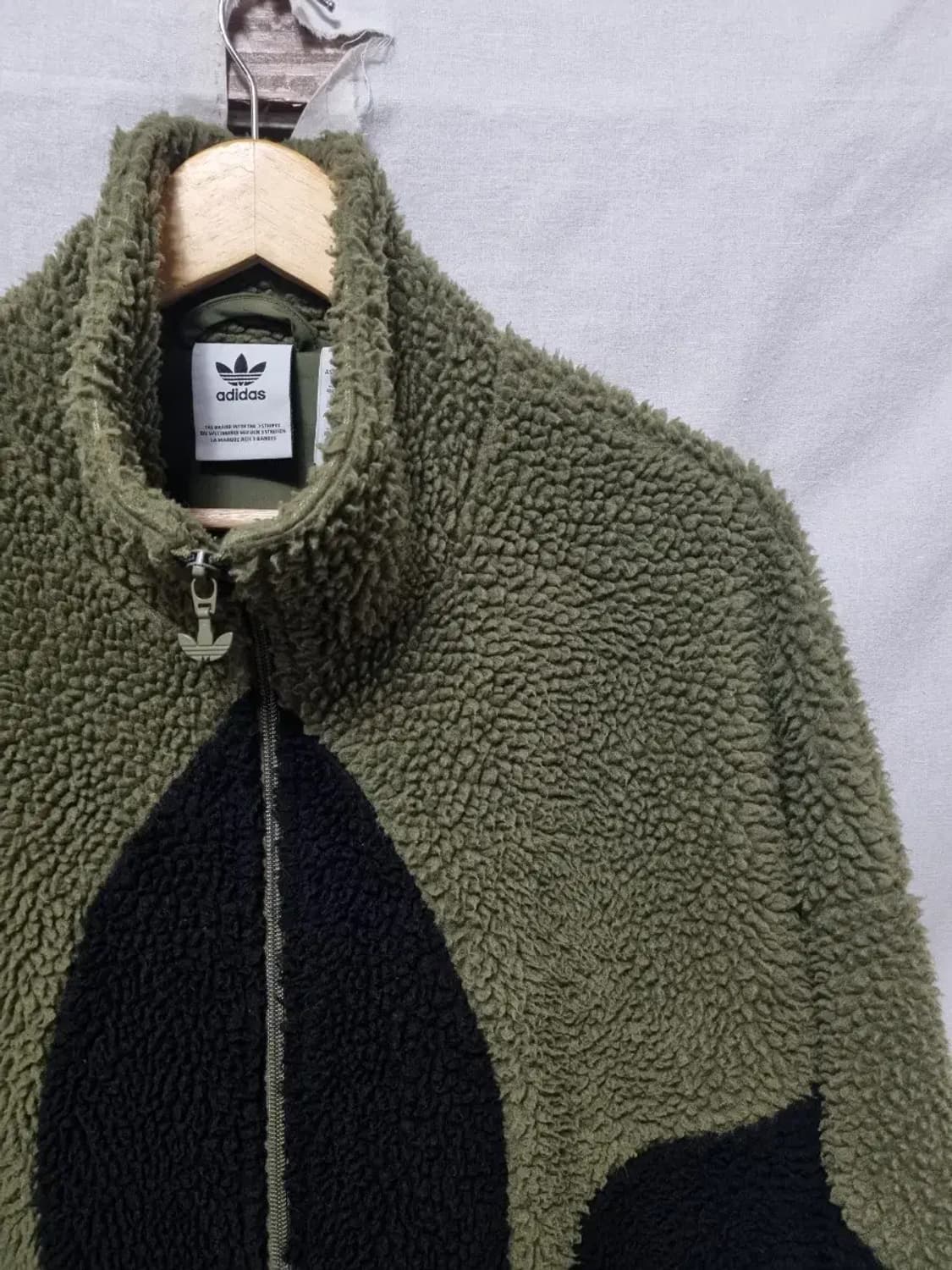 아디다스 빅로고 뽀글이 자켓 90 상품이미지3