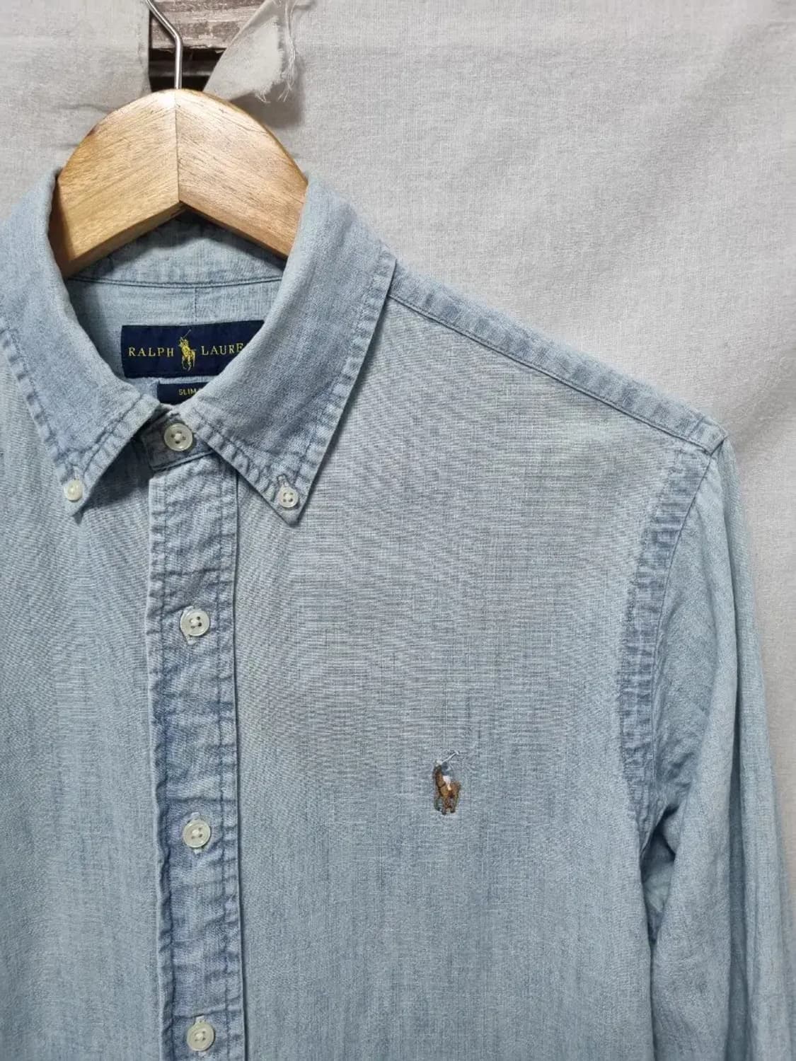 폴로 랄프로렌 데님 셔츠 M 상품이미지3
