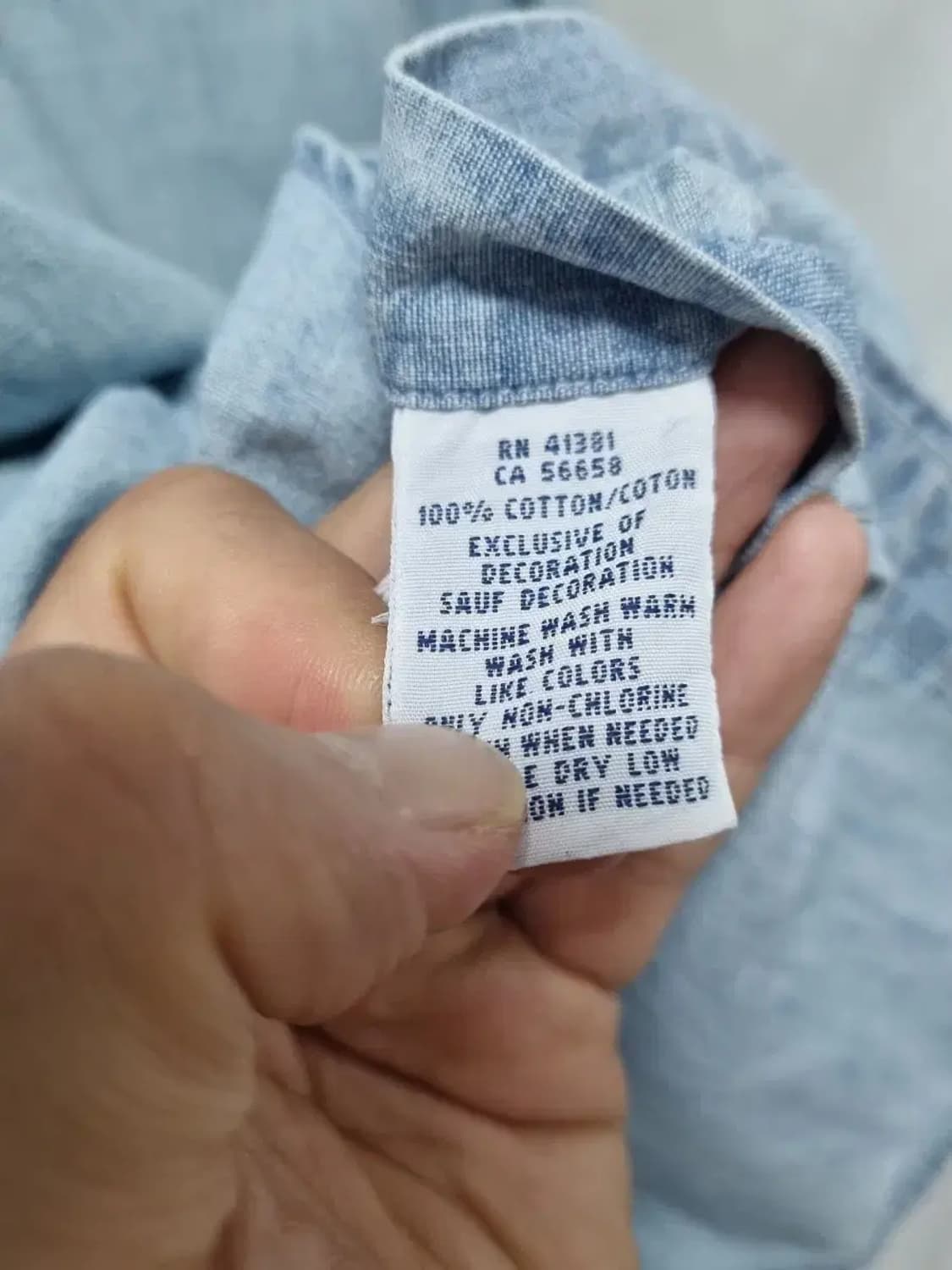 폴로 랄프로렌 데님 셔츠 M 상품이미지5