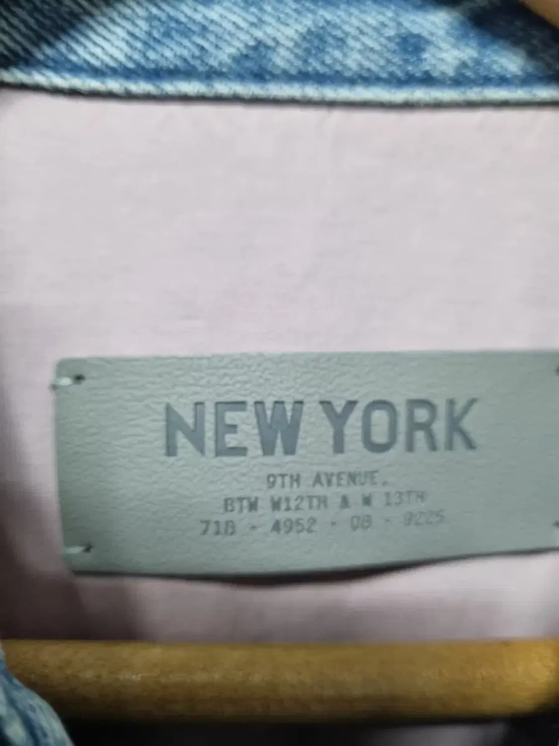 질스튜어트 오버핏 데님 셔츠 자켓 L 상품이미지4