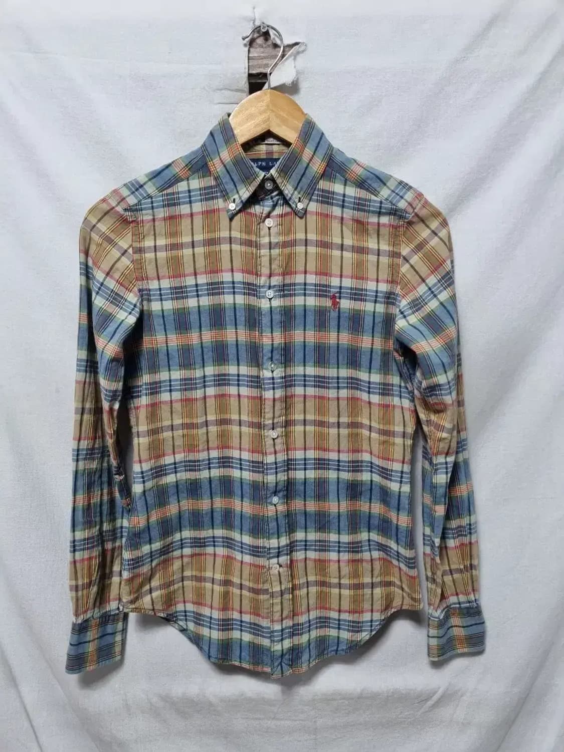 폴로 랄프로렌 체크 셔츠 85~90 상품이미지1