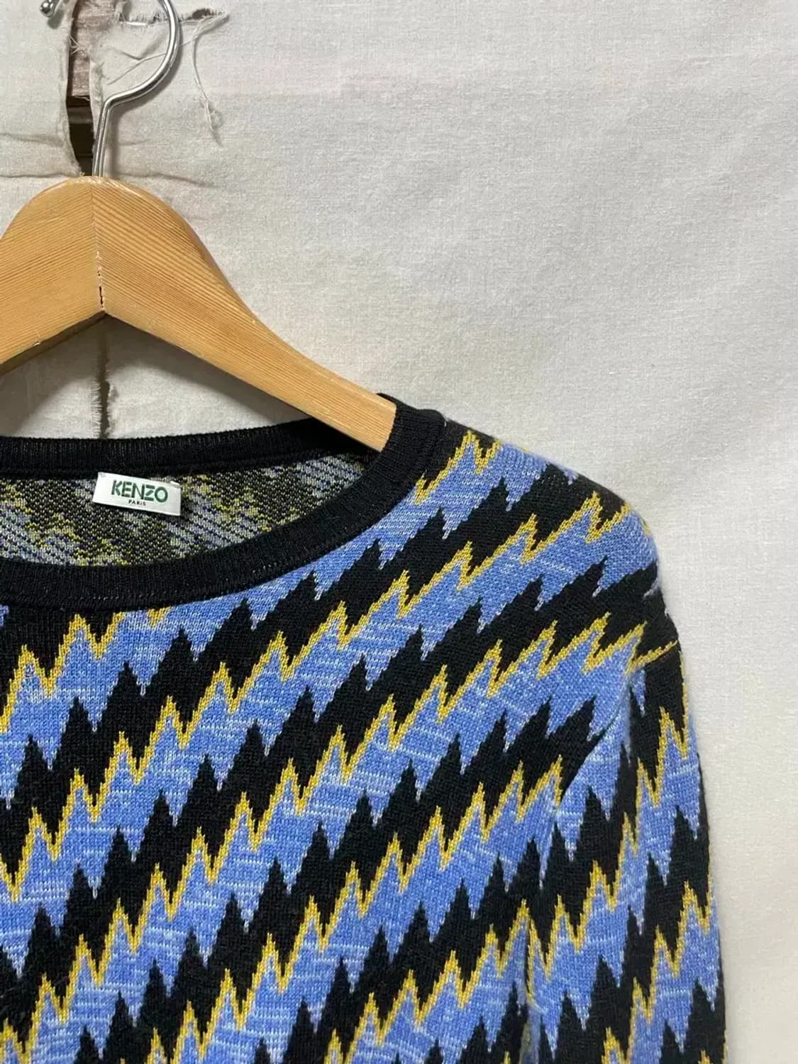 KENZO 겐조 지그재그 패턴 니트 S 상품이미지3