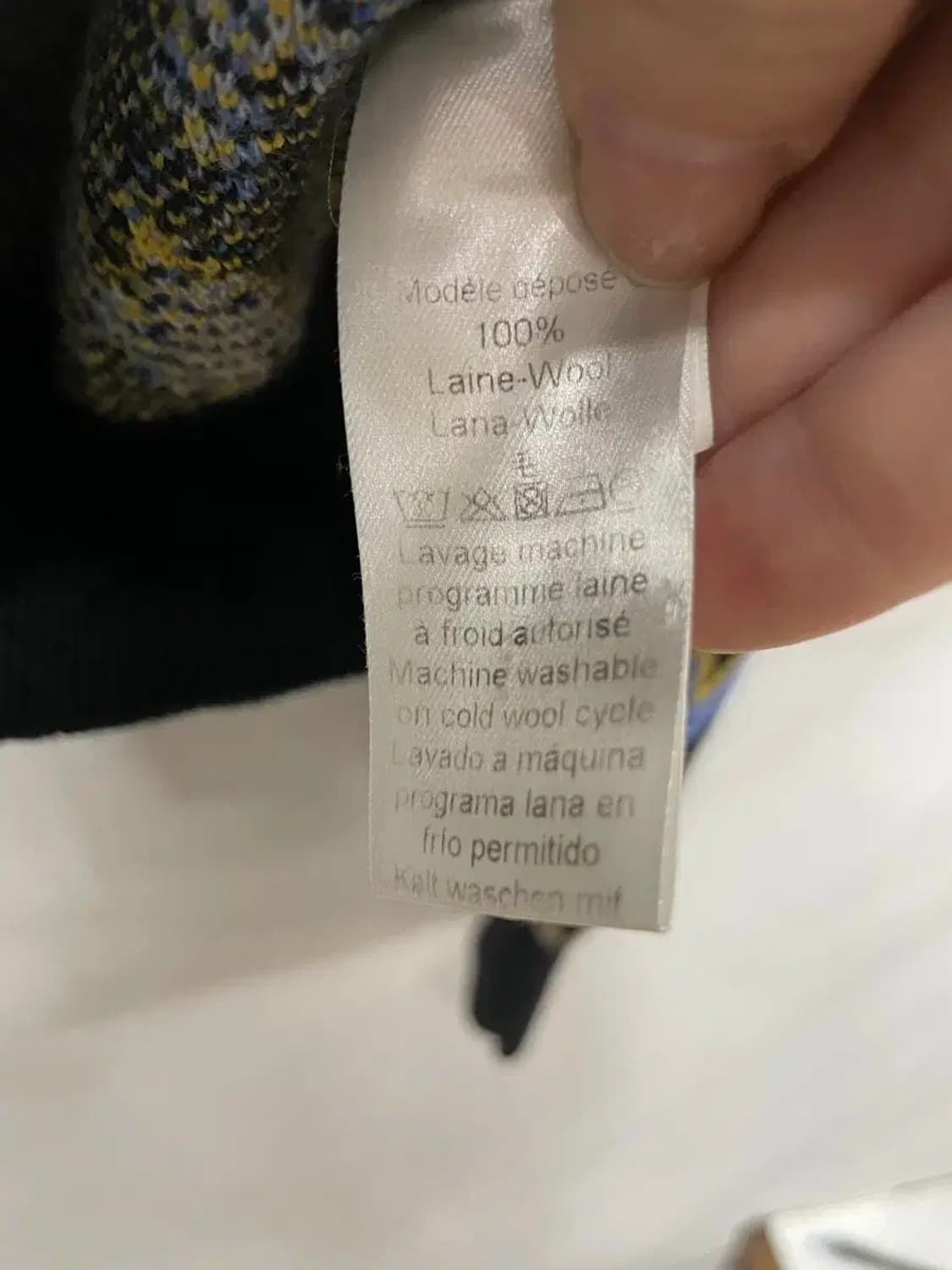 KENZO 겐조 지그재그 패턴 니트 S 상품이미지5