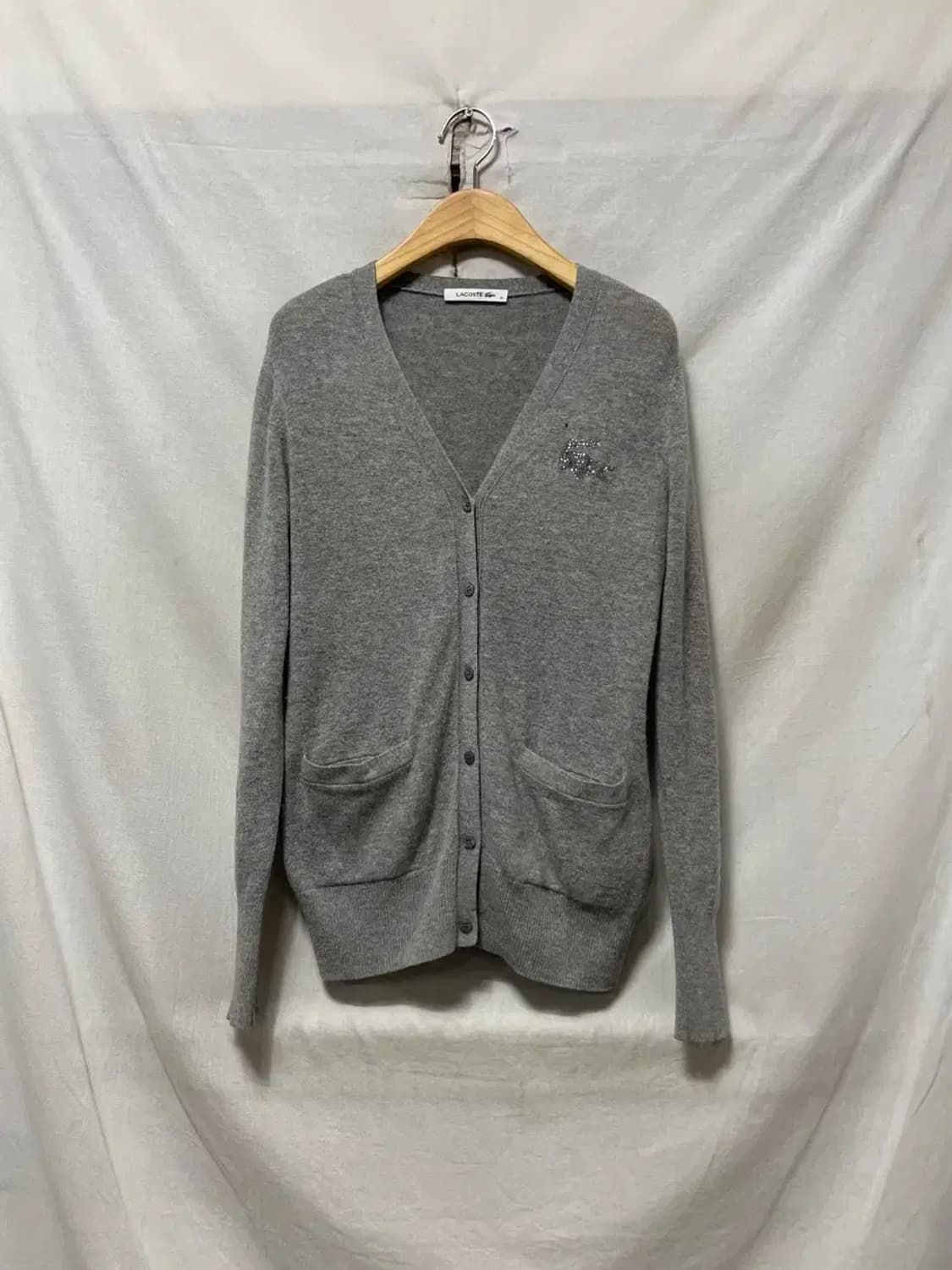 라코스테 캐시미어 가디건 S 상품이미지1