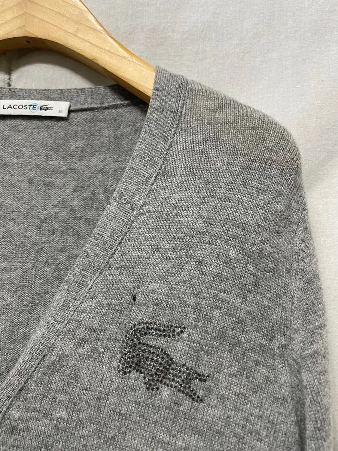 라코스테 캐시미어 가디건 S 상품이미지3