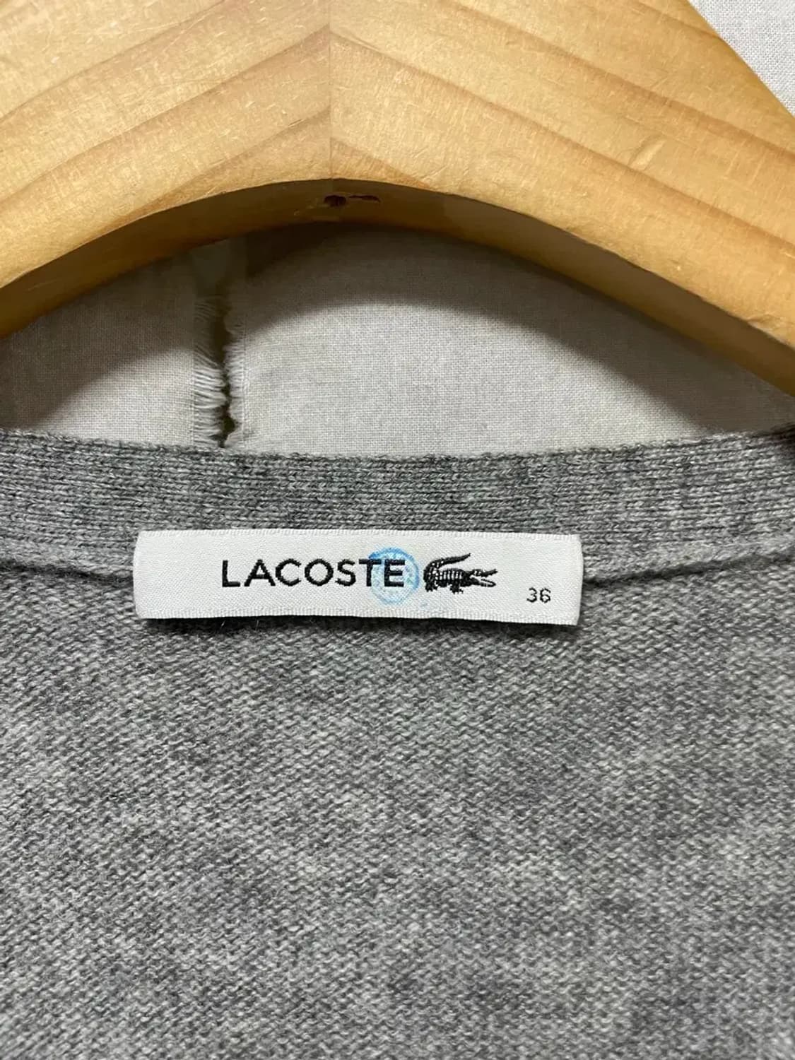 라코스테 캐시미어 가디건 S 상품이미지4