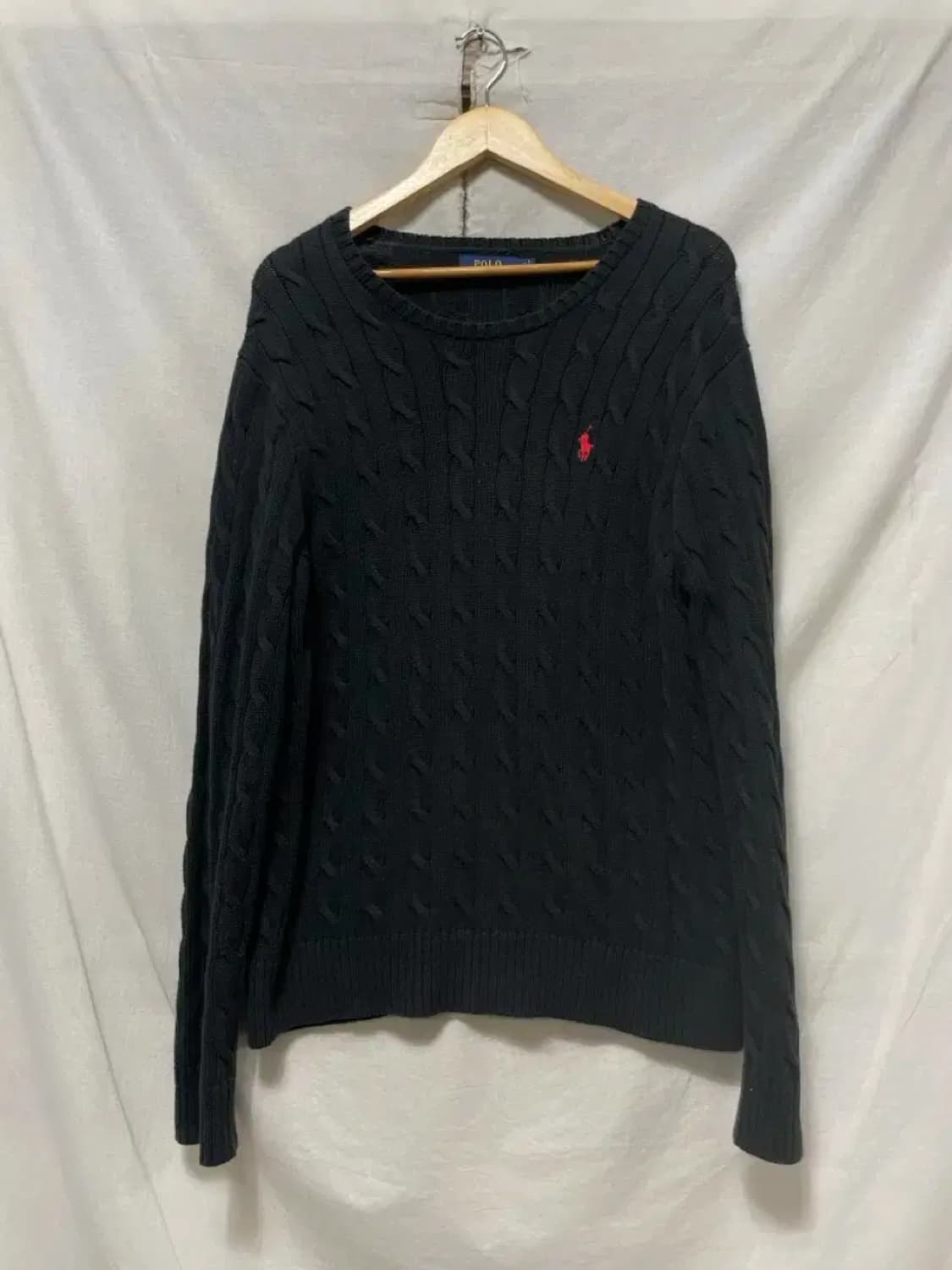 폴로 랄프로렌 꽈배기 니트 L 상품이미지1