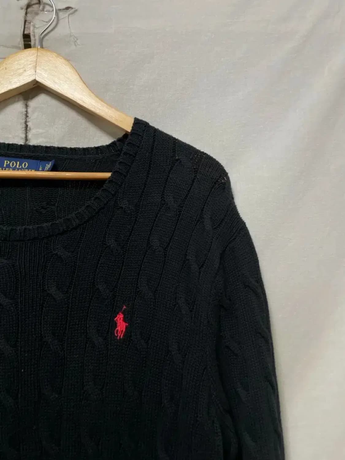 폴로 랄프로렌 꽈배기 니트 L 상품이미지3