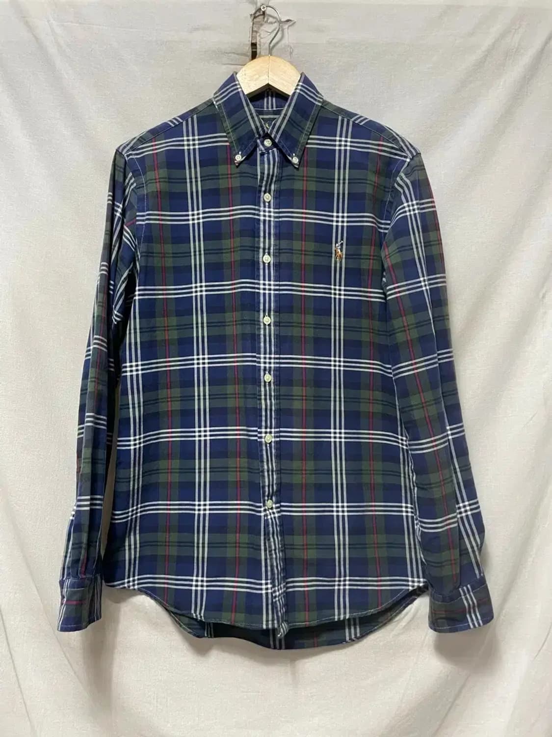 폴로 랄프로렌 체크 셔츠 남방 S 상품이미지1