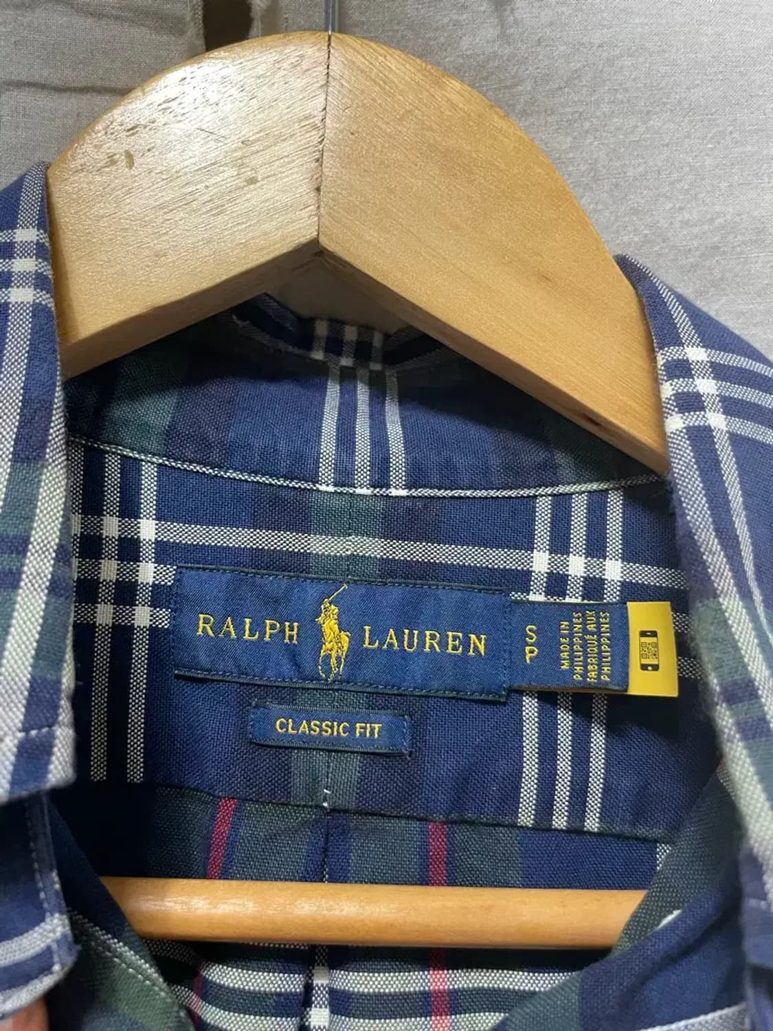 폴로 랄프로렌 체크 셔츠 남방 S 상품이미지4