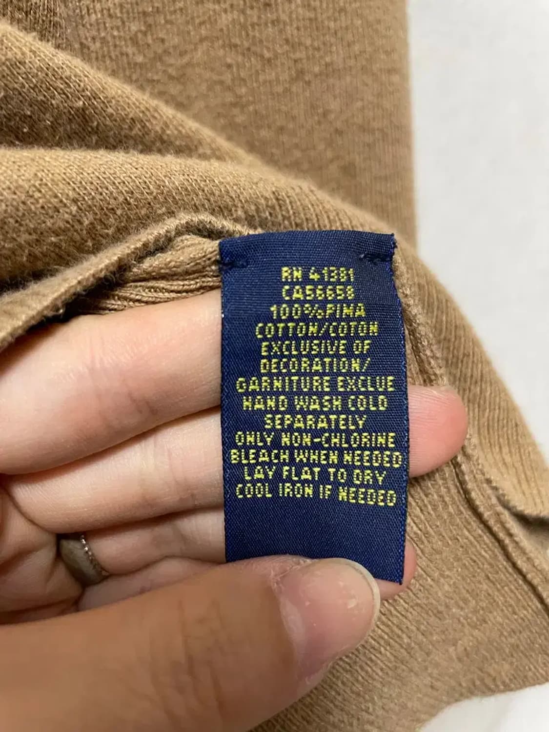 폴로 랄프로렌 브이넥 니트 L 상품이미지5