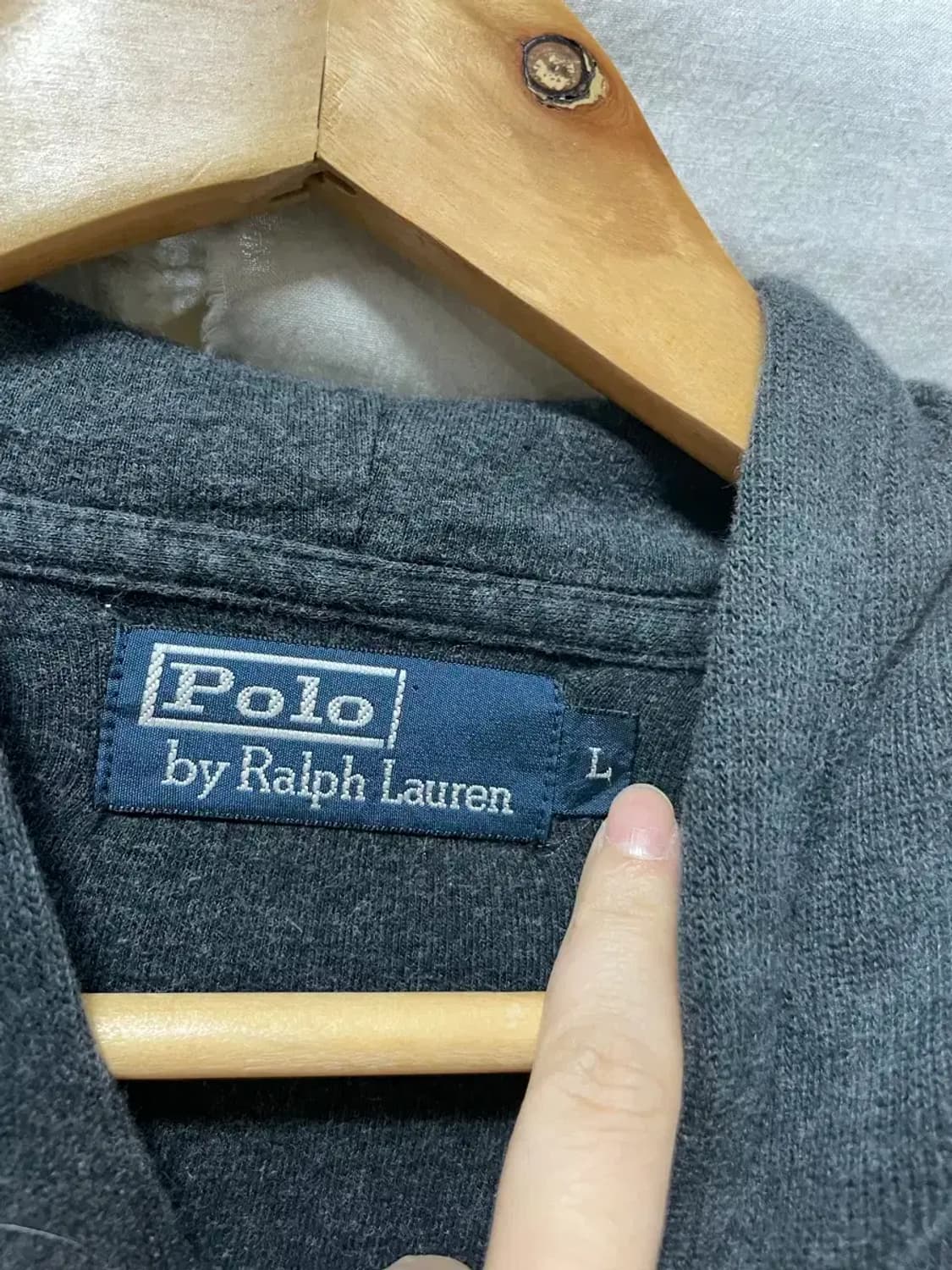 폴로 랄프로렌 기모 후드티 L 상품이미지4