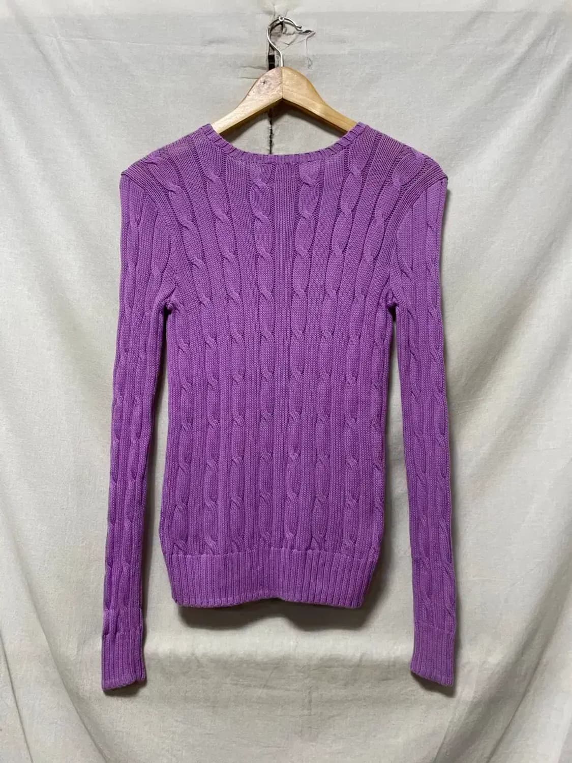 폴로 랄프로렌 꽈배기 니트 S 상품이미지2