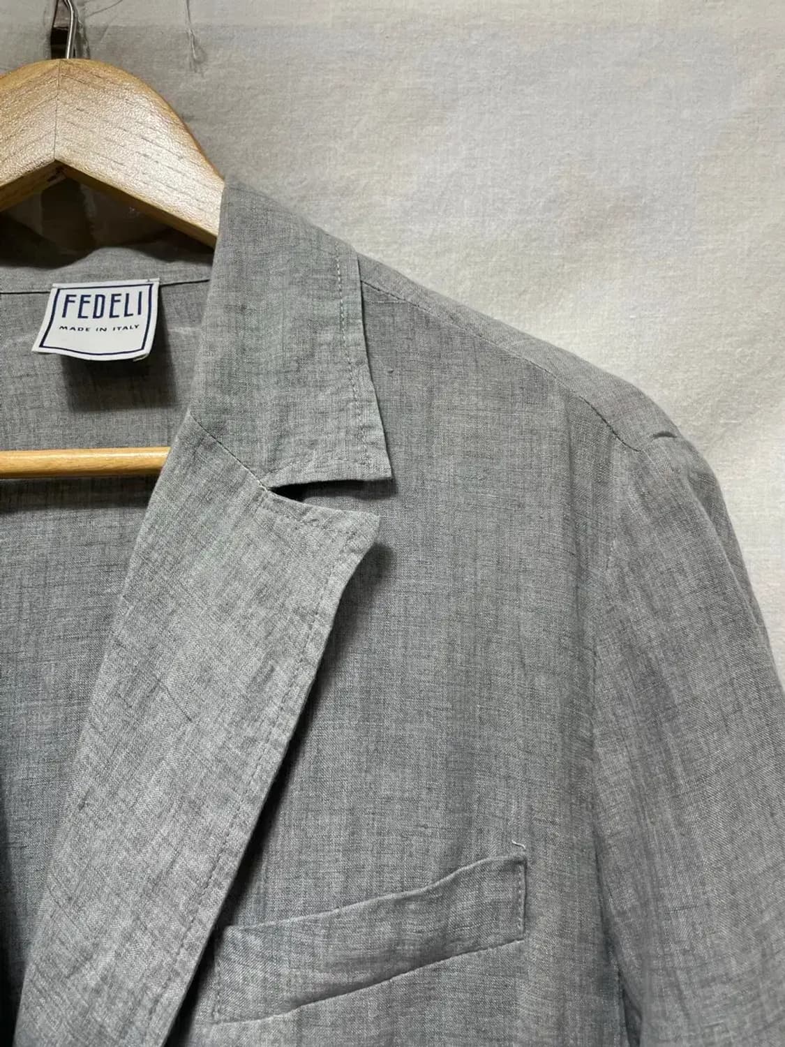 페델리 린넨 더블 버튼 린넨 자켓 44 상품이미지3