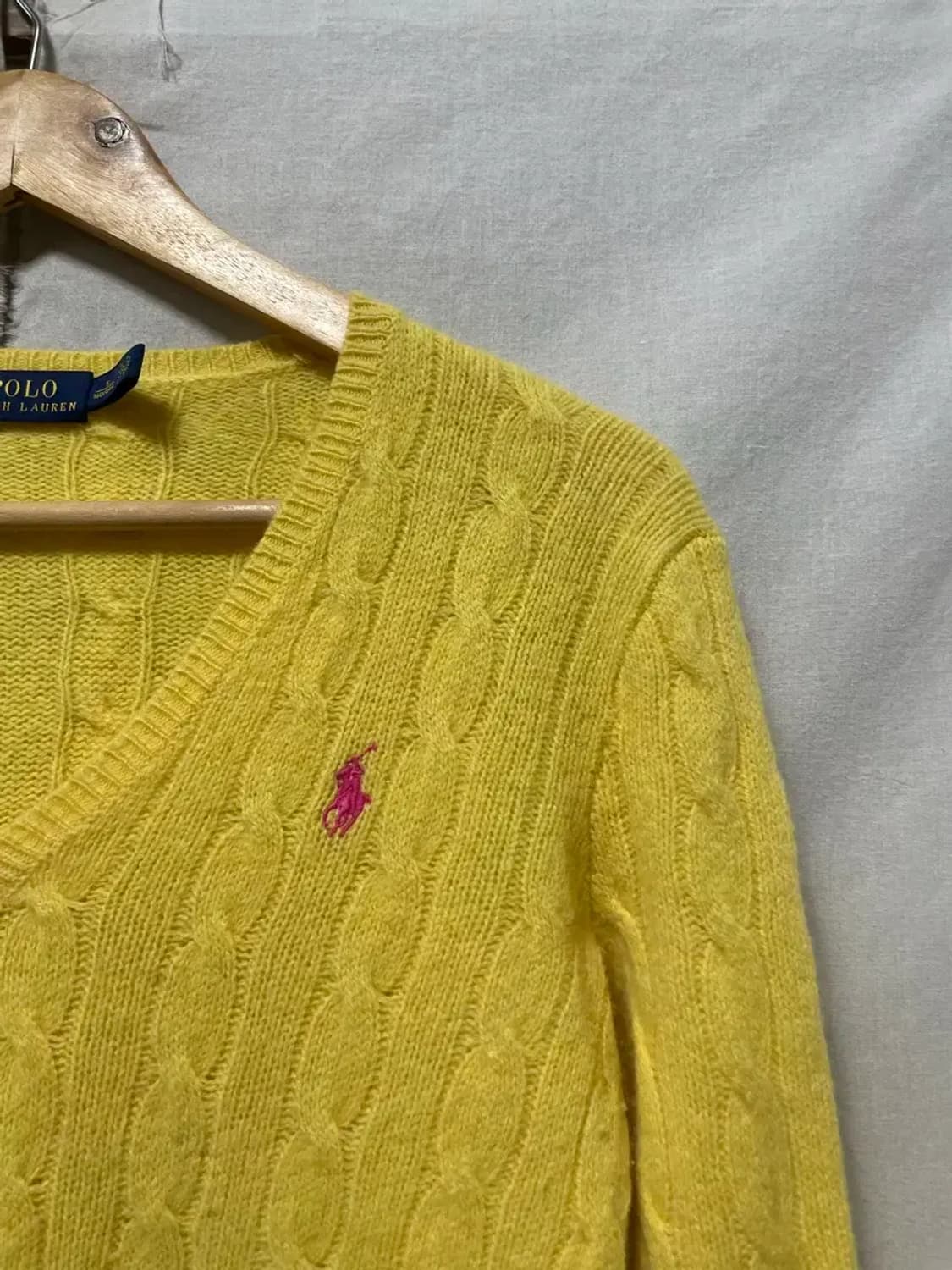 폴로 랄프로렌 브이넥 니트 S 상품이미지3