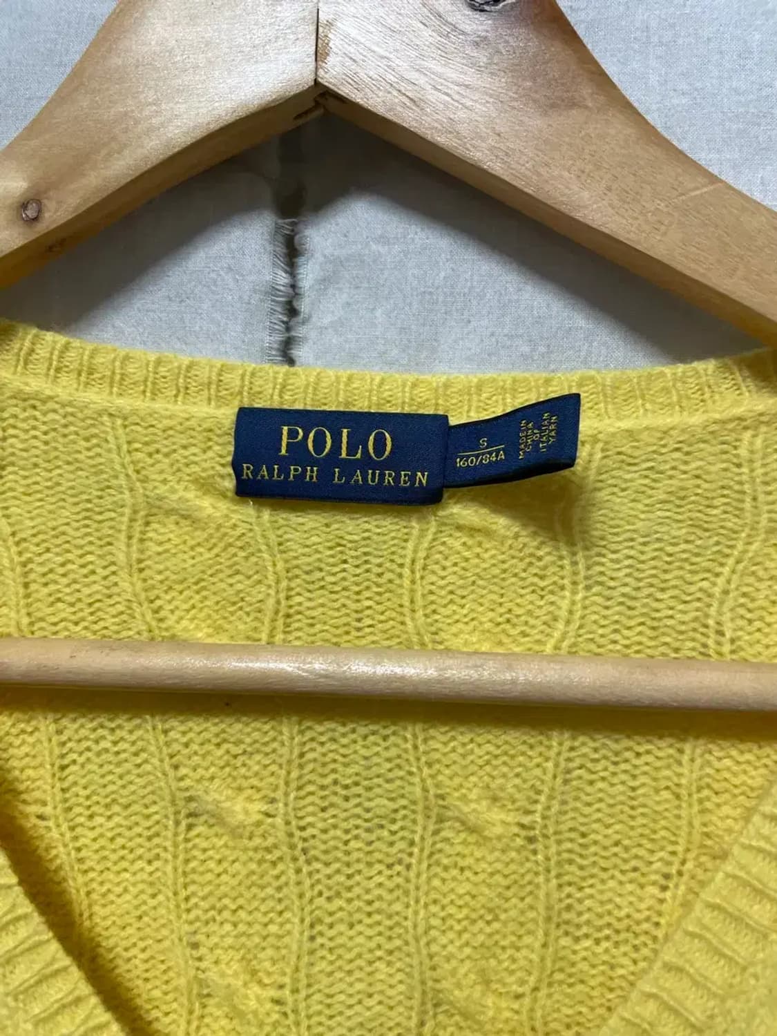 폴로 랄프로렌 브이넥 니트 S 상품이미지4