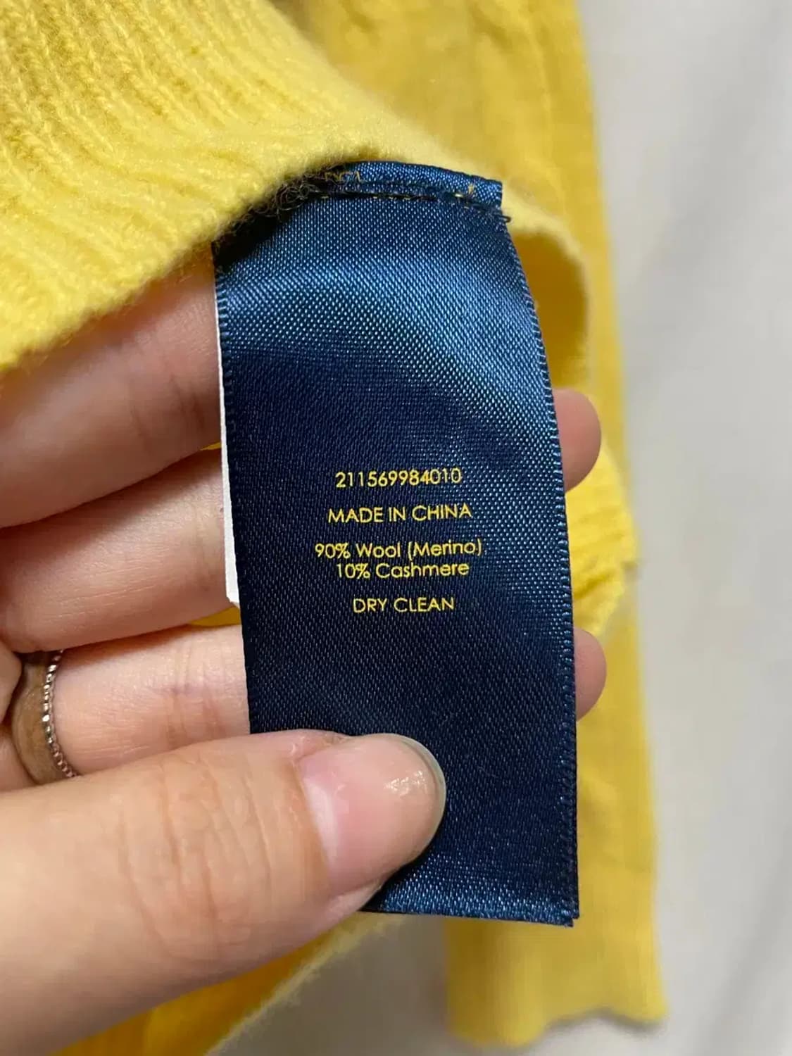 폴로 랄프로렌 브이넥 니트 S 상품이미지5