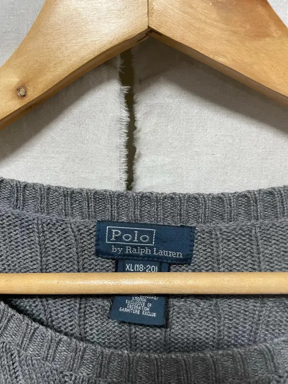 폴로 랄프로렌 꽈배기 니트 100 상품이미지4