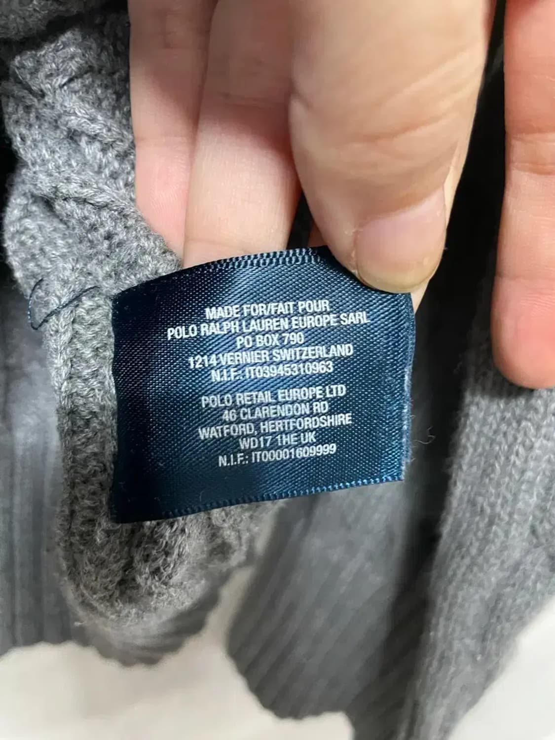 폴로 랄프로렌 꽈배기 니트 100 상품이미지5