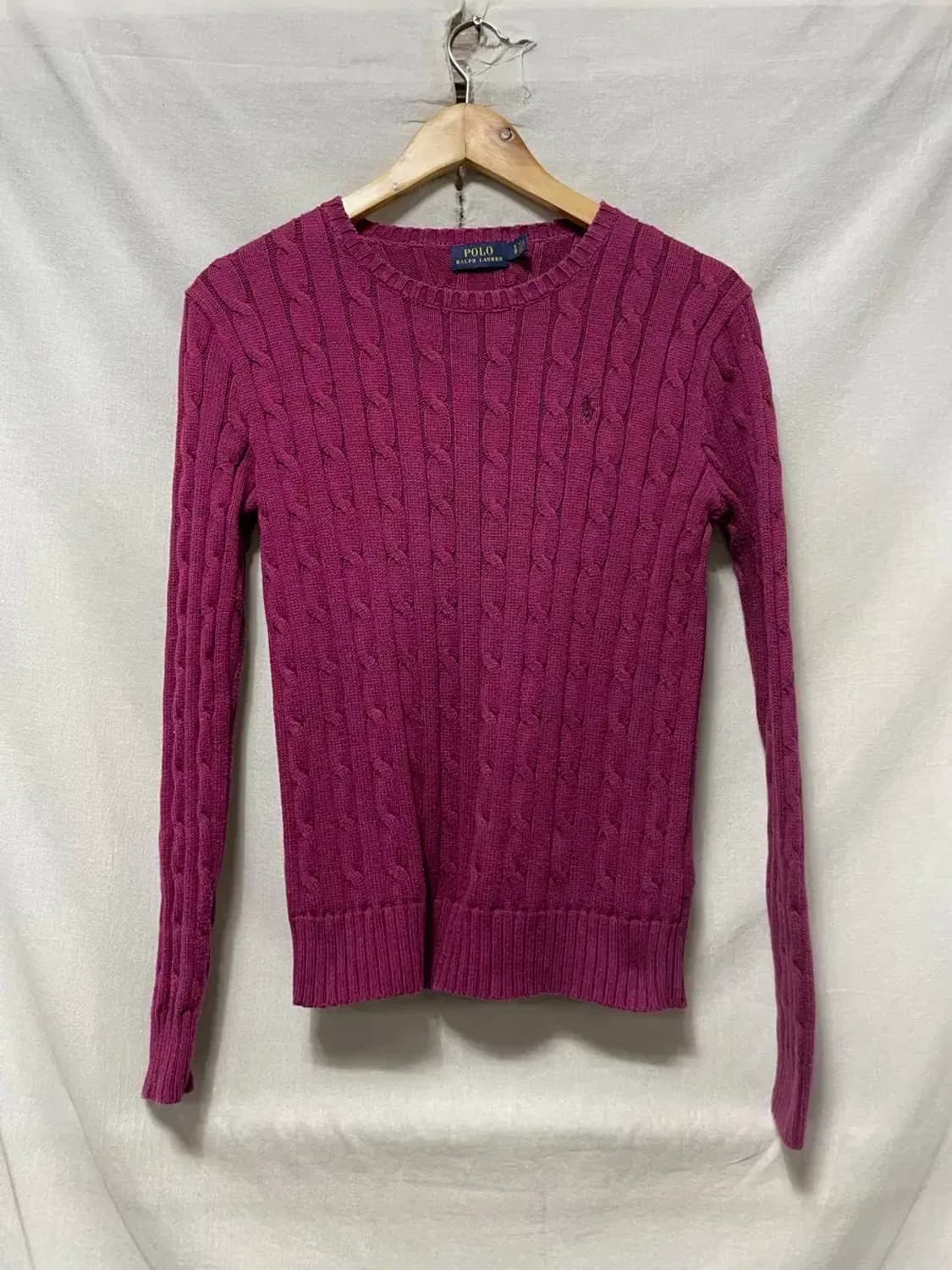 폴로 랄프로렌 꽈배기 니트 S 상품이미지1