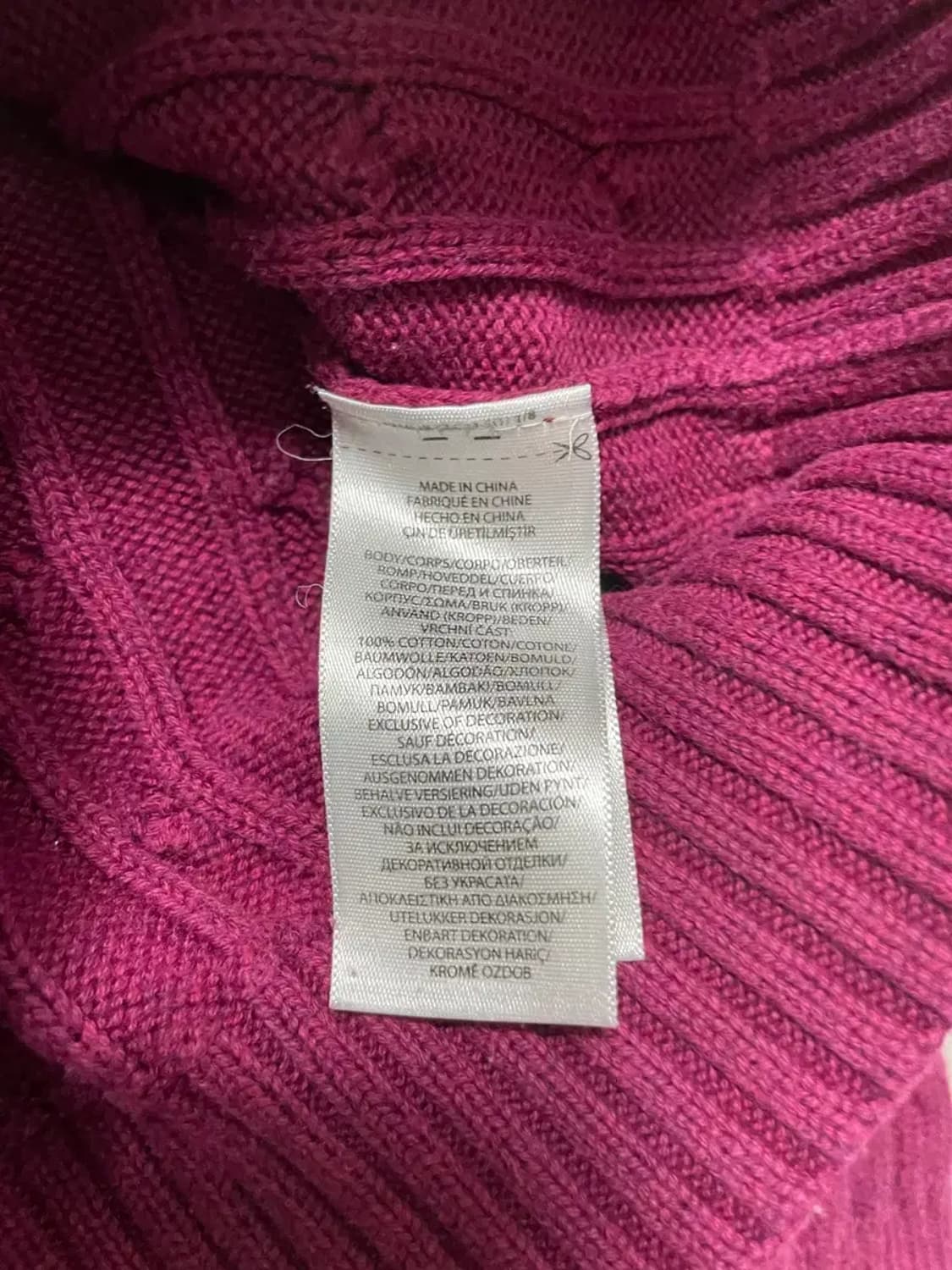 폴로 랄프로렌 꽈배기 니트 S 상품이미지5