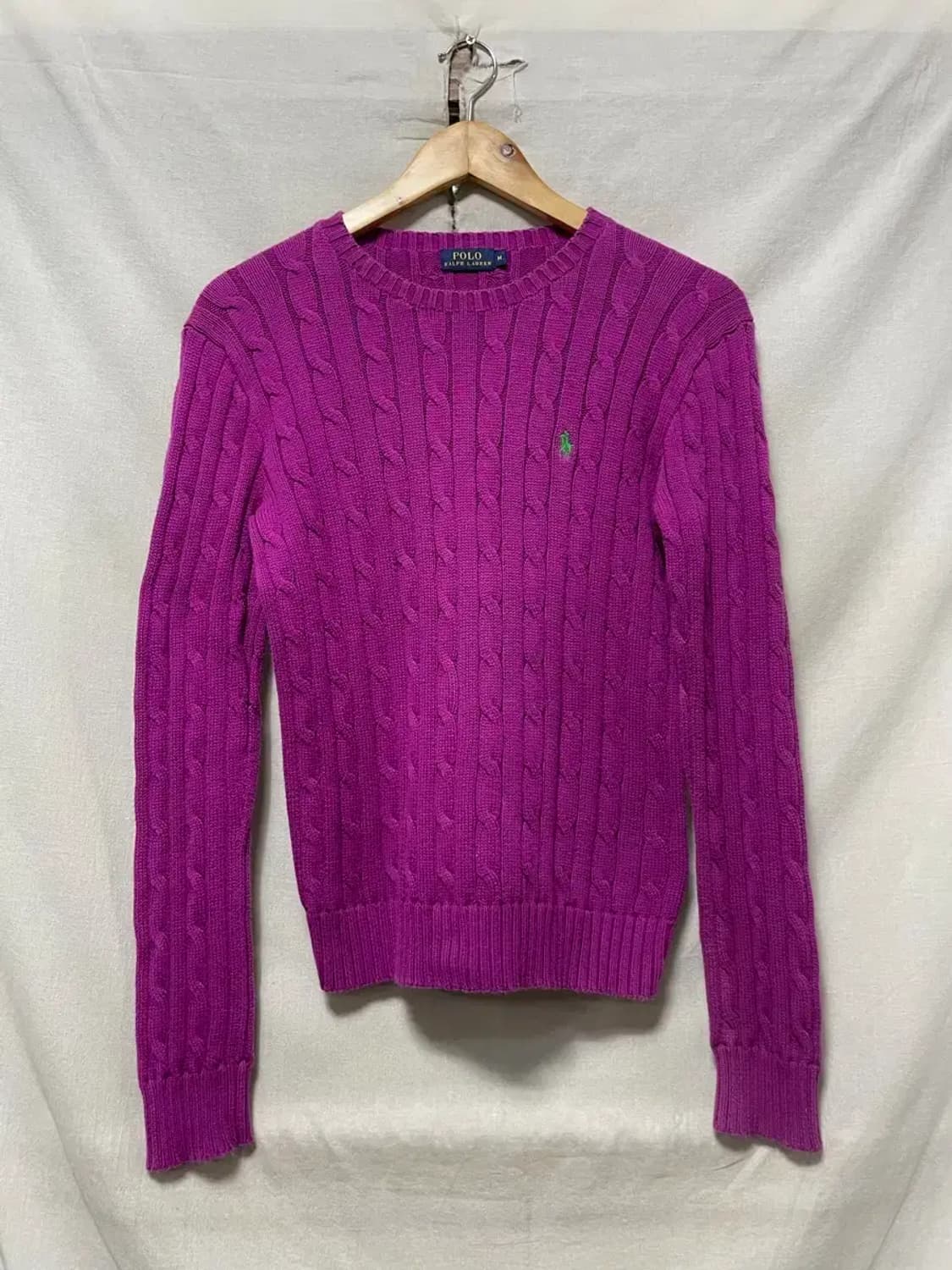 폴로 랄프로렌 꽈배기 니트 M 상품이미지1