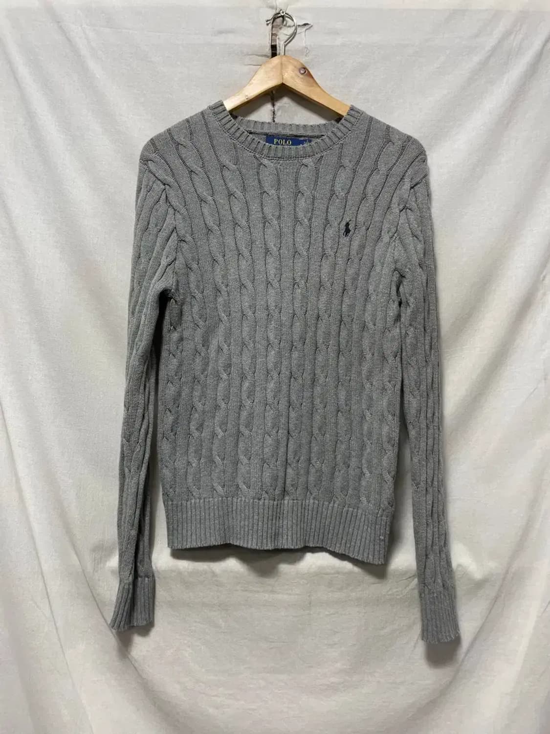 폴로 랄프로렌 꽈배기 니트 M 상품이미지1