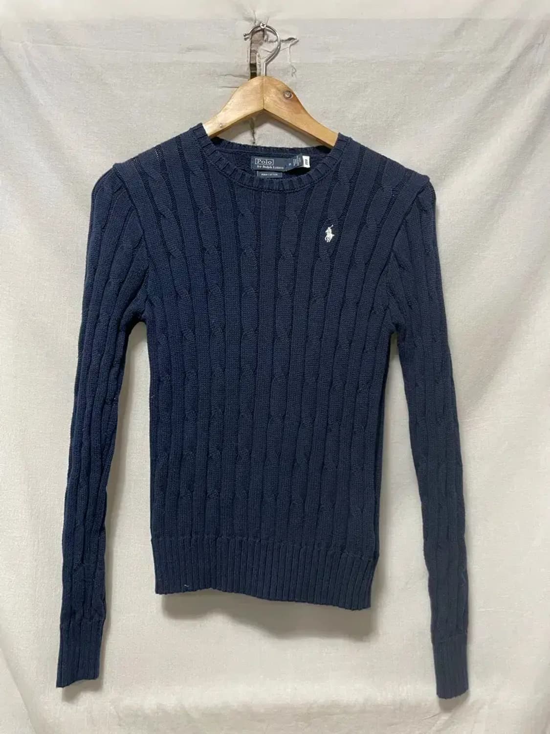 폴로 랄프로렌 꽈배기 니트 M 상품이미지1