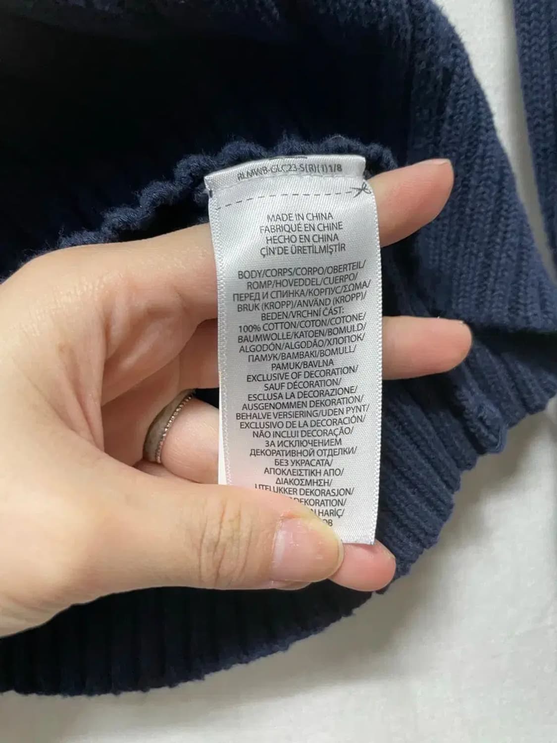 폴로 랄프로렌 꽈배기 니트 M 상품이미지5