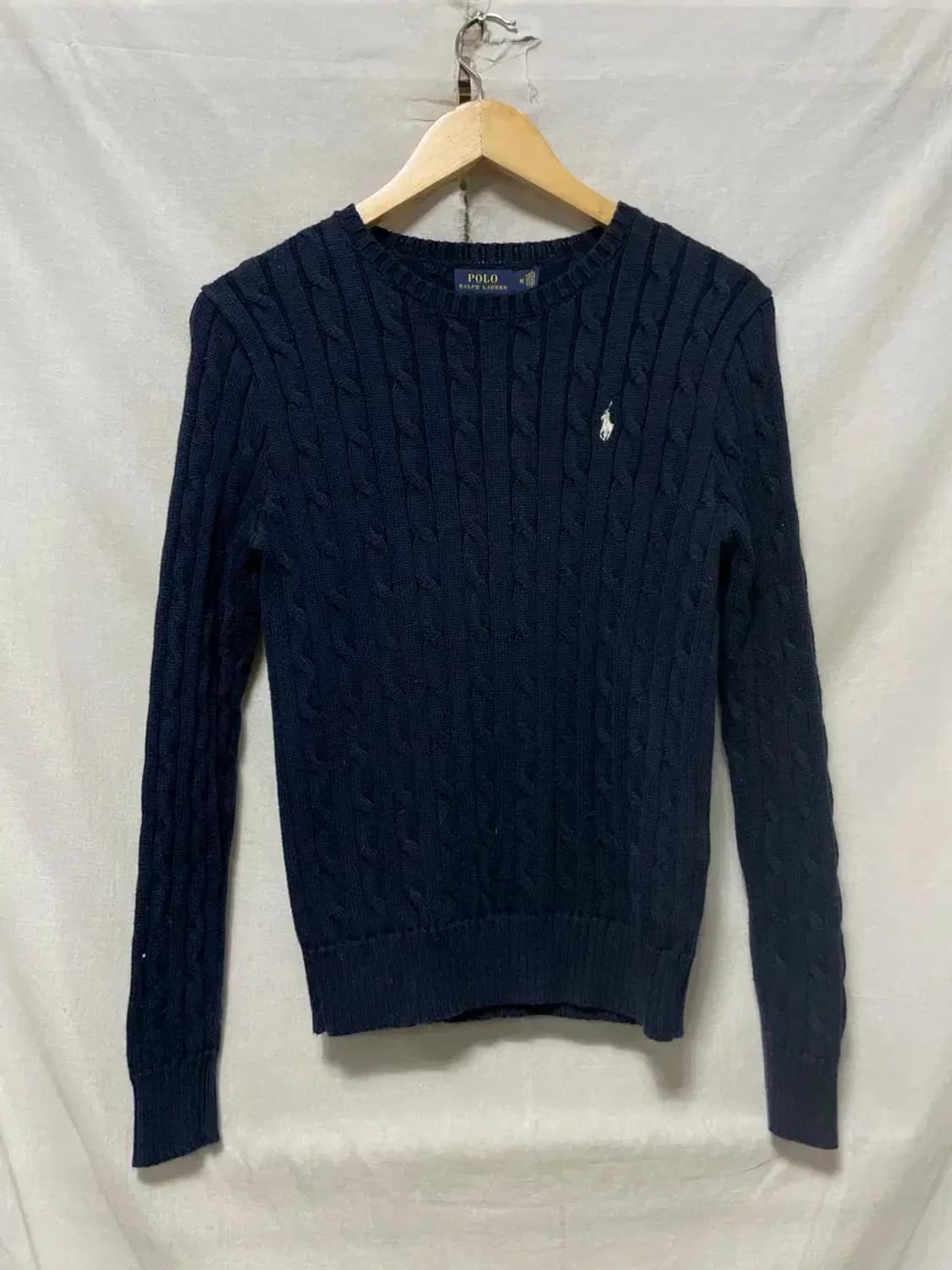 폴로 랄프로렌 꽈배기 니트 M 상품이미지1