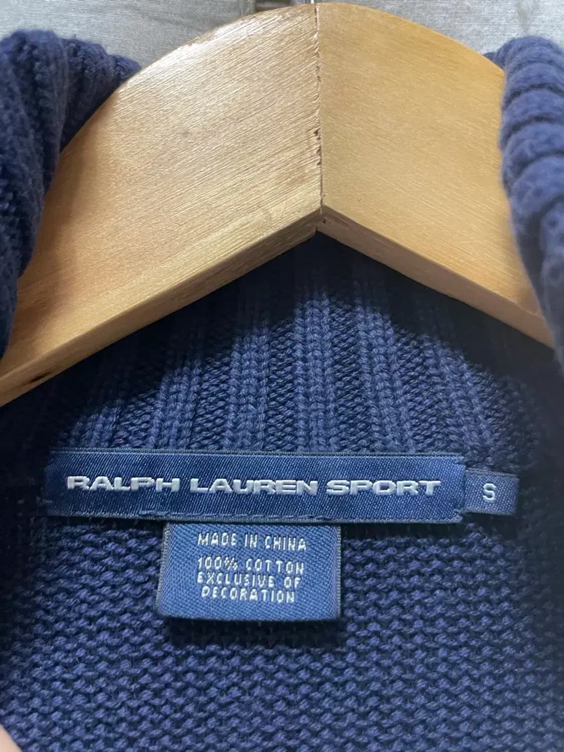 폴로 랄프로렌 니트 집업 가디건 S 상품이미지4