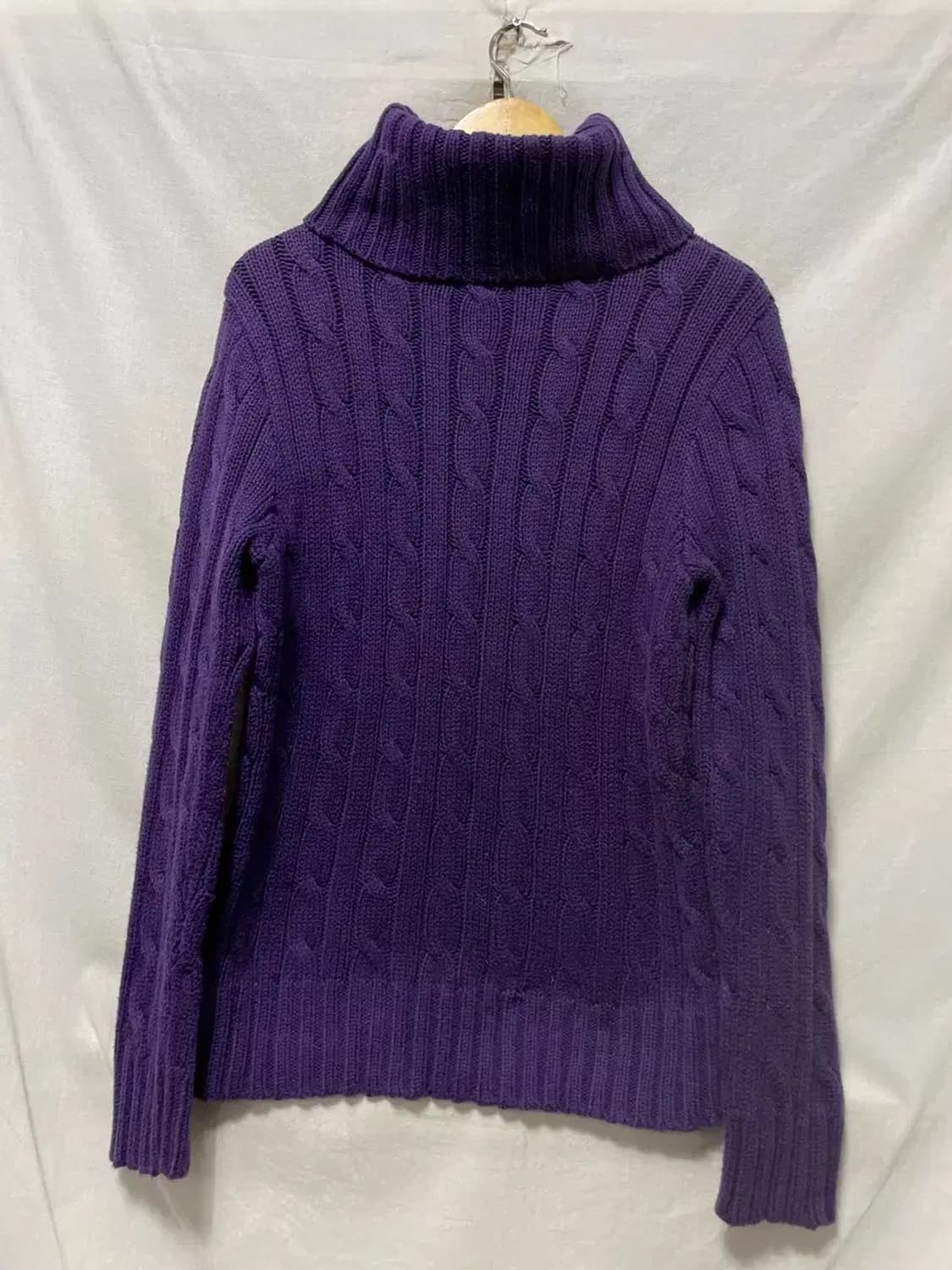 폴로 랄프로렌 목폴라 꽈배기 니트 XL 상품이미지2