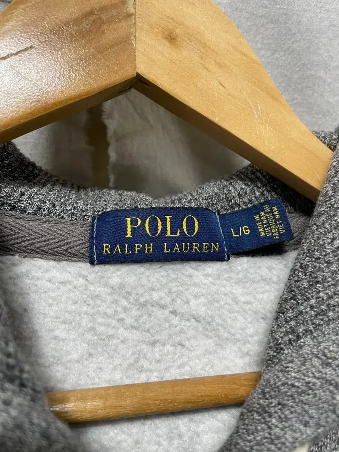 폴로 랄프로렌 기모 집업 후드티 L 상품이미지4