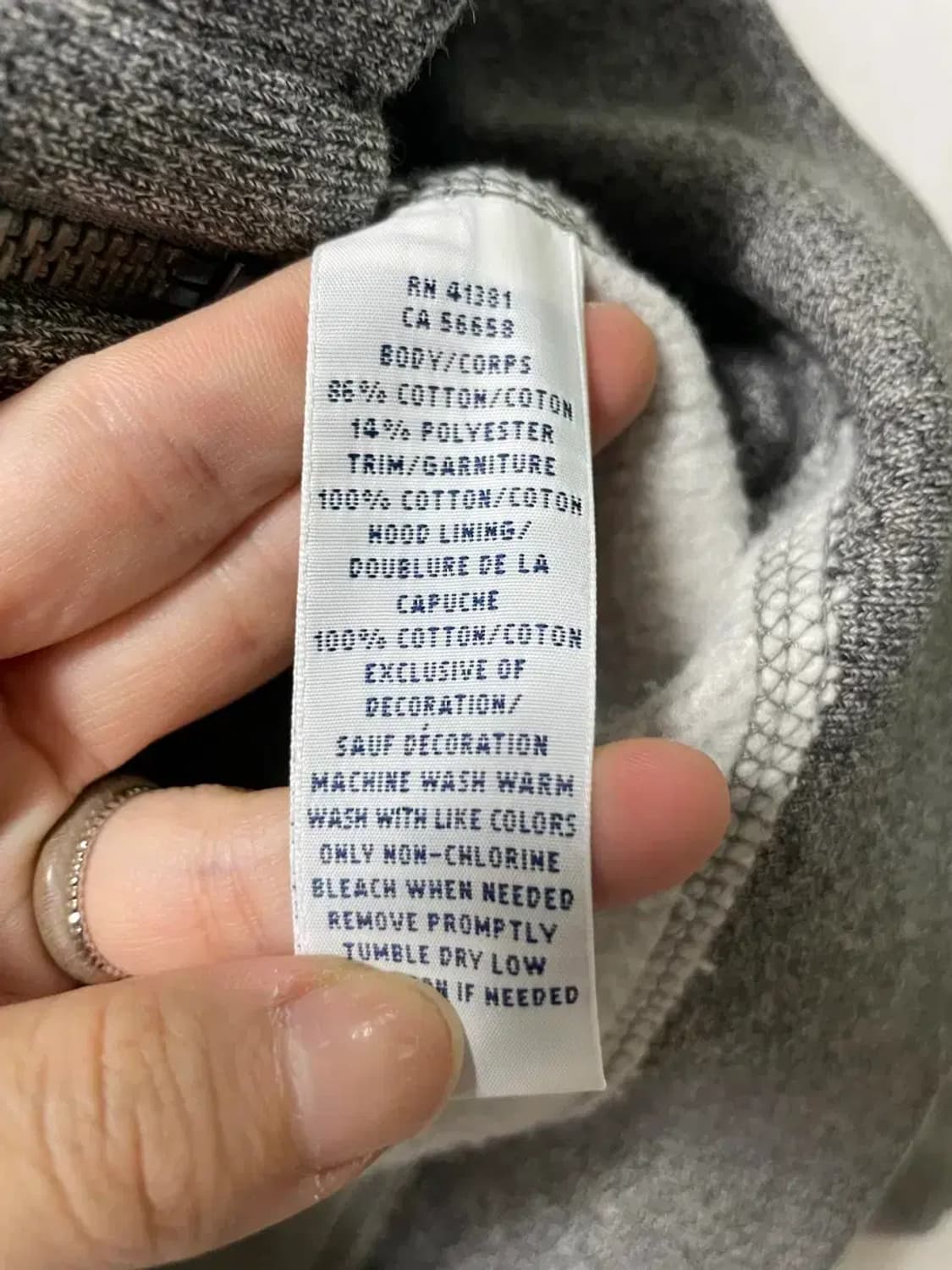 폴로 랄프로렌 기모 집업 후드티 L 상품이미지5