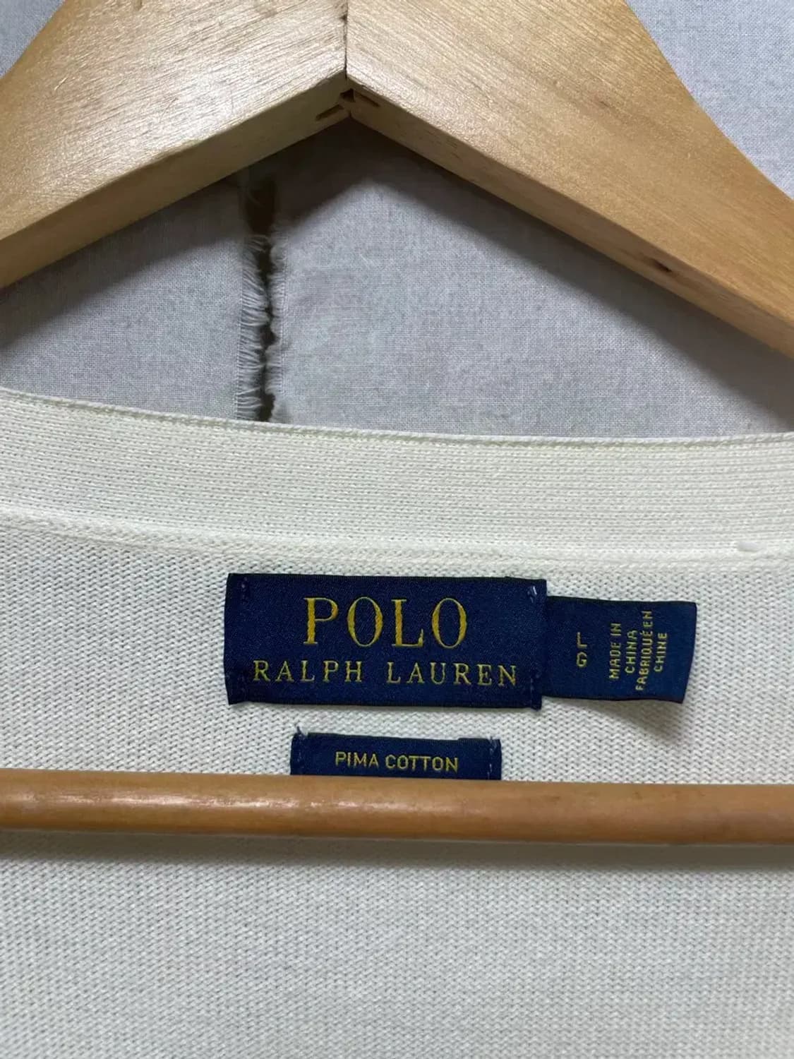 폴로 랄프로렌 아이보리 가디건 L 상품이미지4