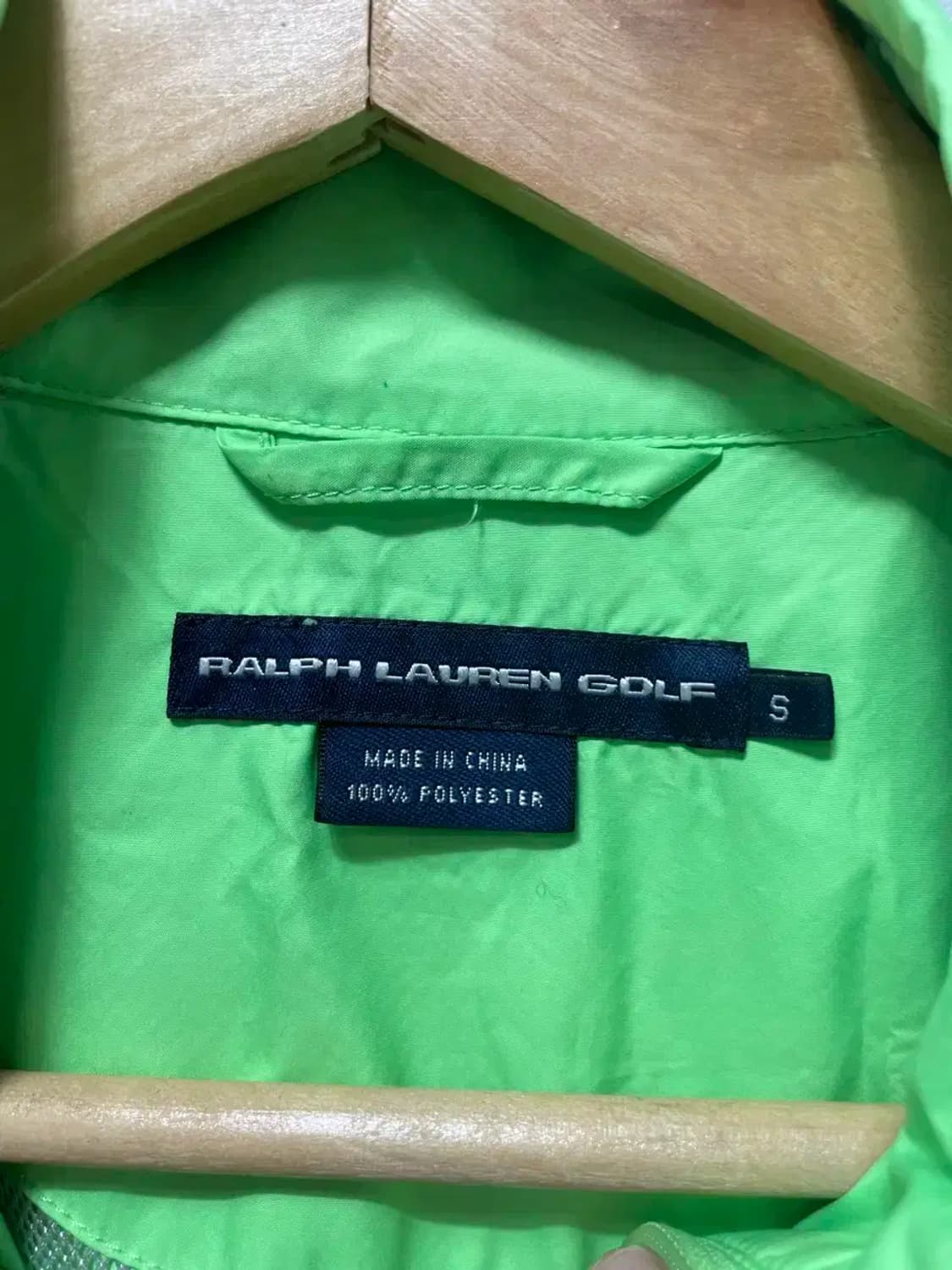 폴로 랄프로렌 형광 바람막이 자켓  S 상품이미지5
