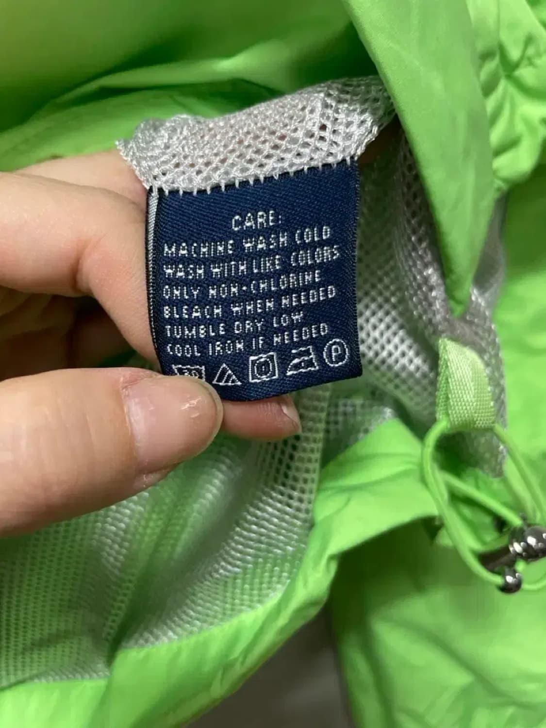 폴로 랄프로렌 형광 바람막이 자켓  S 상품이미지6